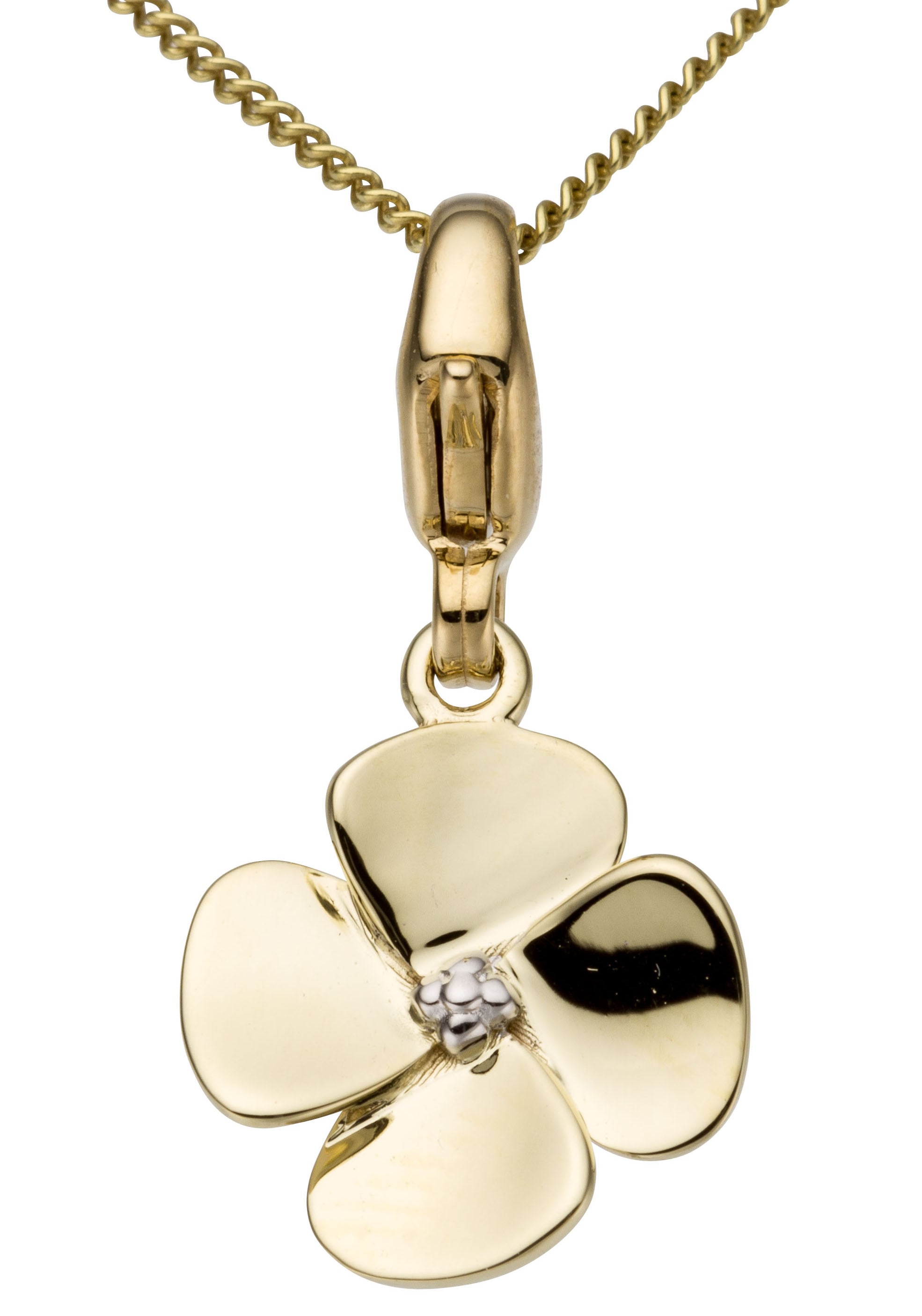 Firetti Charm Blume Geschenk, massiv« Floral, im »Schmuck rhodiniert, Online-Shop bestellen teilw