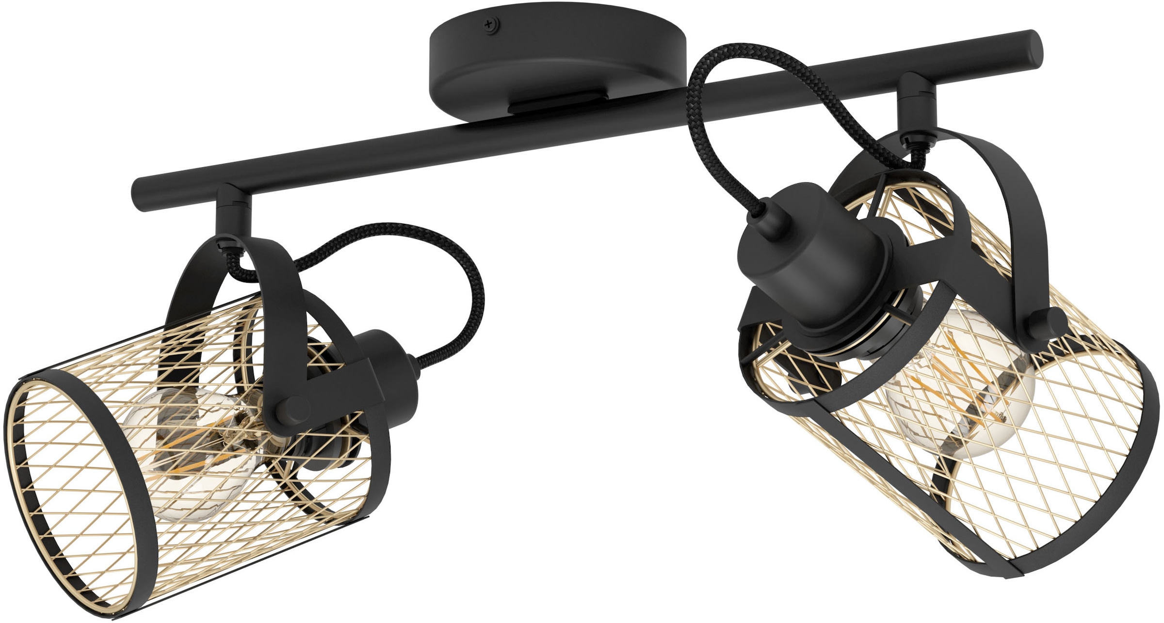 EGLO Deckenspot »DELLOW Spotlampe - Stahl - E27 - 2X40W - IP20« E27 1 Stk.