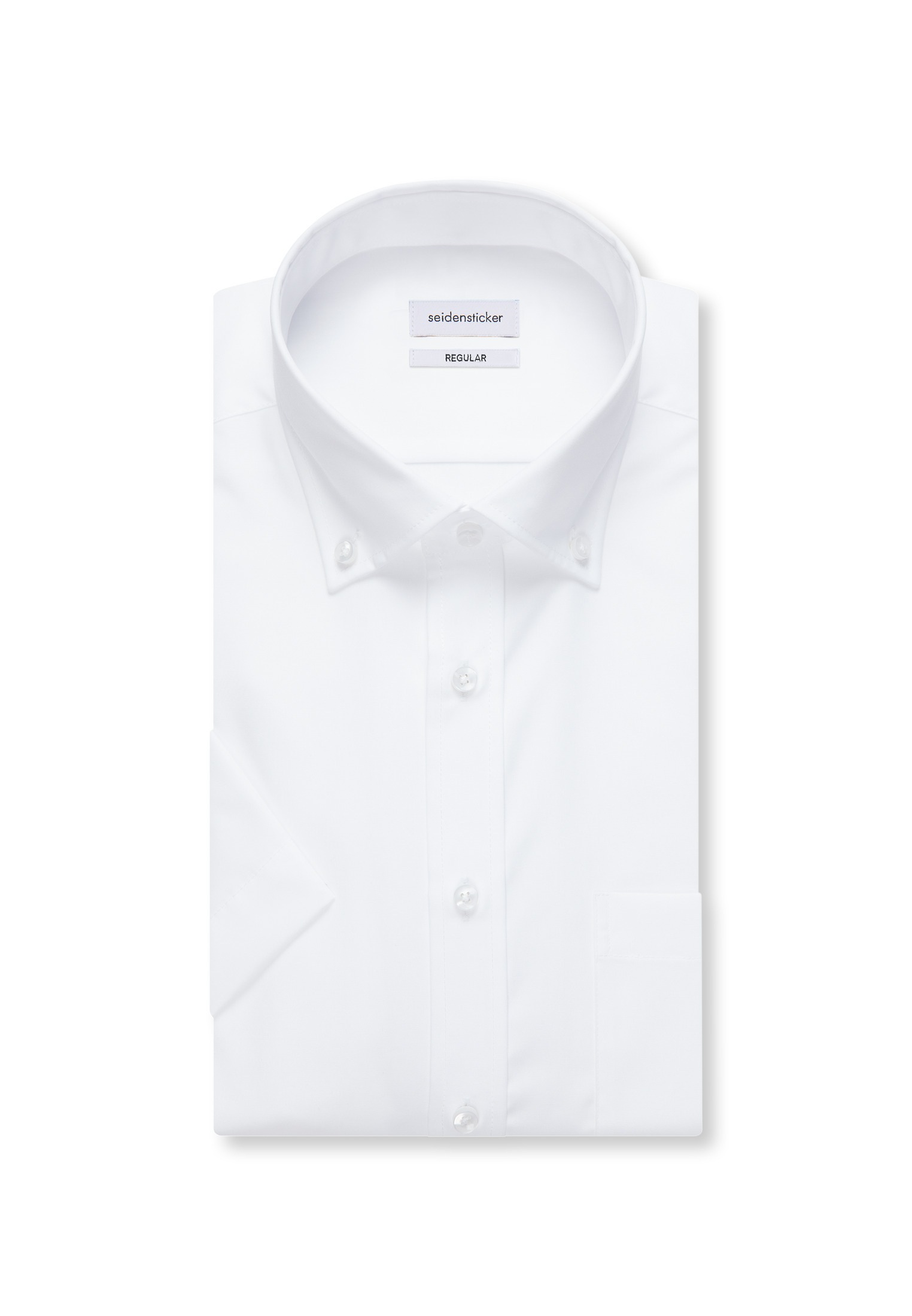 seidensticker Businesshemd »Schwarze Rose« Regular 1/2 Button-Down-Kragen Uni