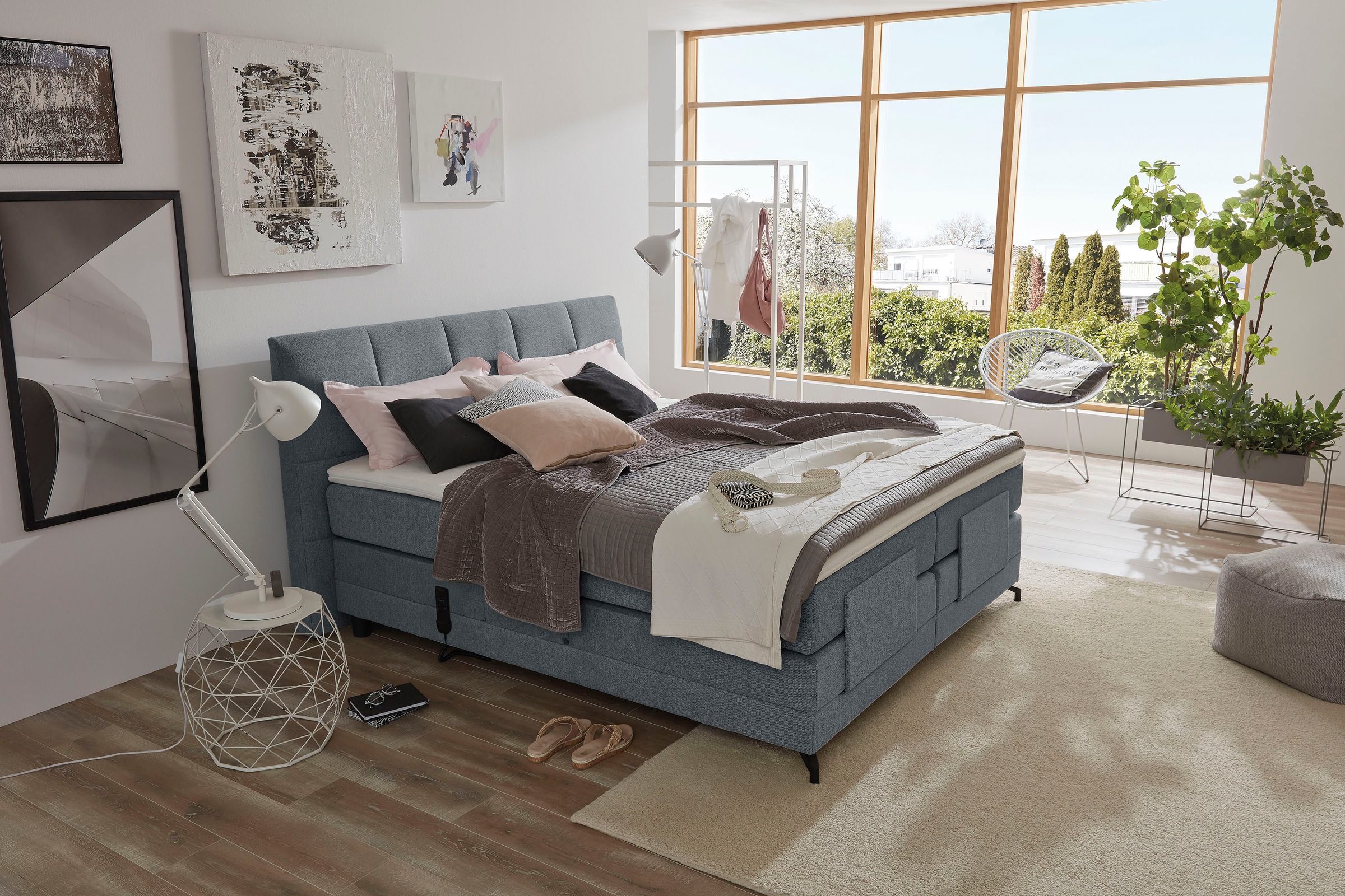 2. Bild von ADA trendline Boxspringbett »Emalia«, inklusive Matratze und Topper, in verschiedenen Größen und Härtegraden