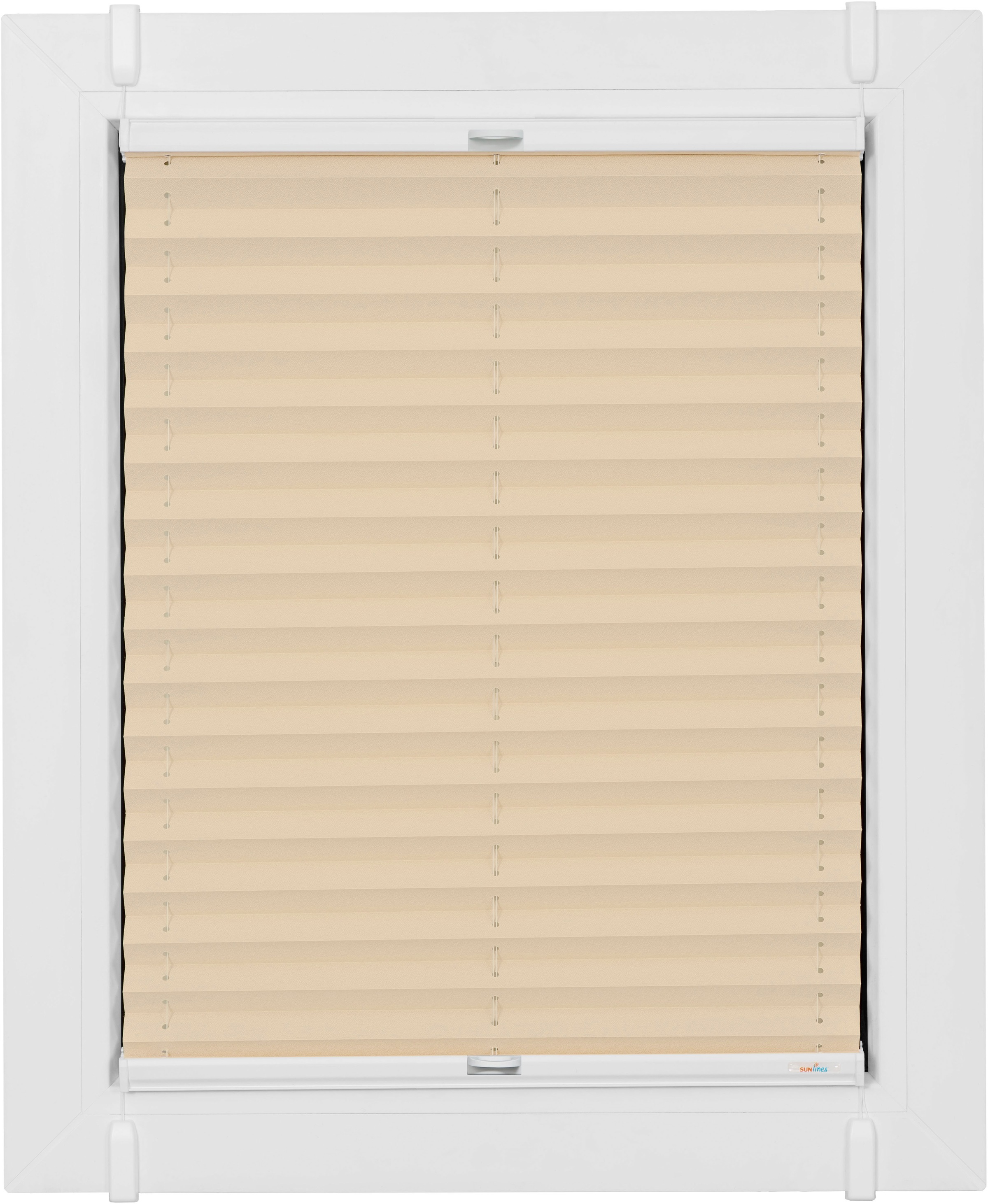 sunlines Plissee »Classic Style Crepe« Lichtschutz ohne Bohren verspannt ve günstig online kaufen