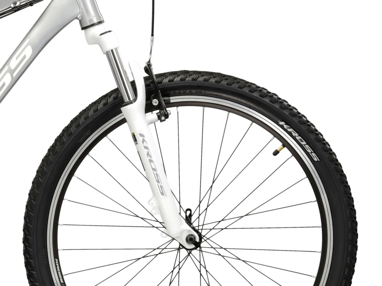 Kross Mountainbike »KROSS Mountainbike Hardtail 26" LEA 1.0 silberfarben 21 Gänge« 21 Gang Shimano TOURNEY TY300 Schaltwerk Kettenschaltung