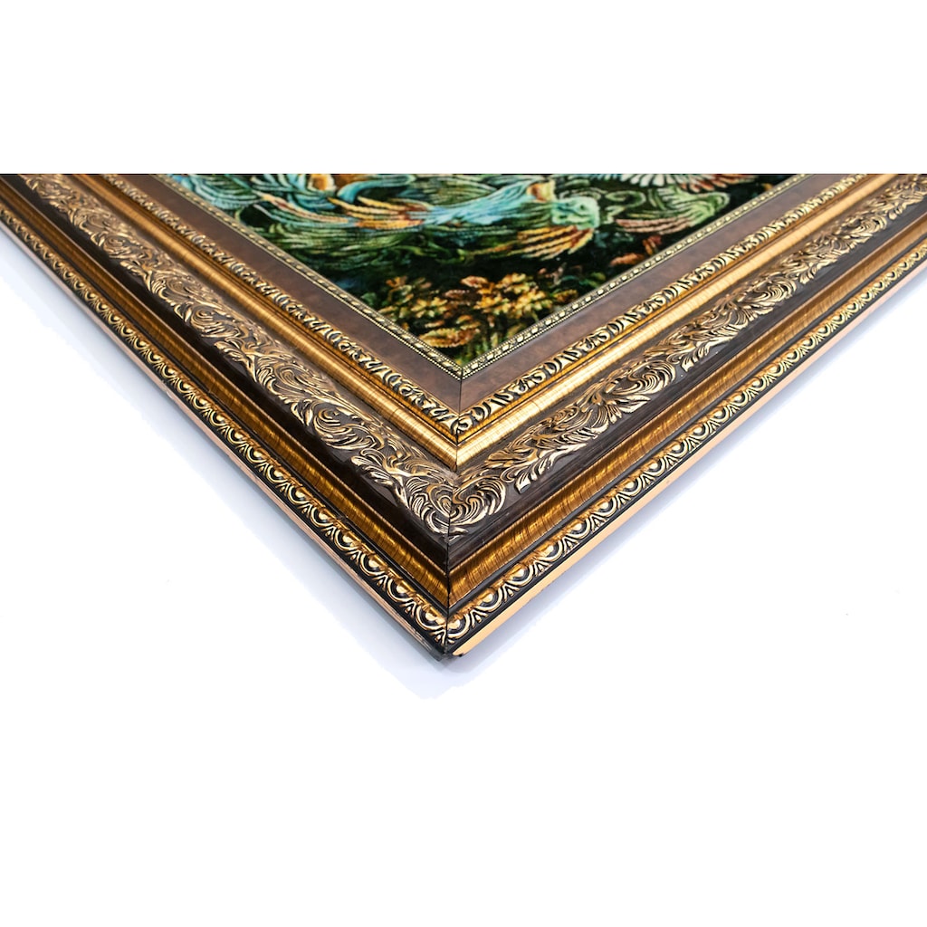 morgenland Wandteppich »Bild-Teppich Figurativ 128 x 82 cm«, rechteckig, Unikat mit Zertifikat