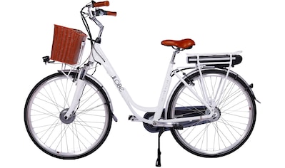 LLobe E-Bike »White Motion 2.0, 10,4Ah«, 7 Gang, Shimano, Frontmotor 250 W, (mit... kaufen