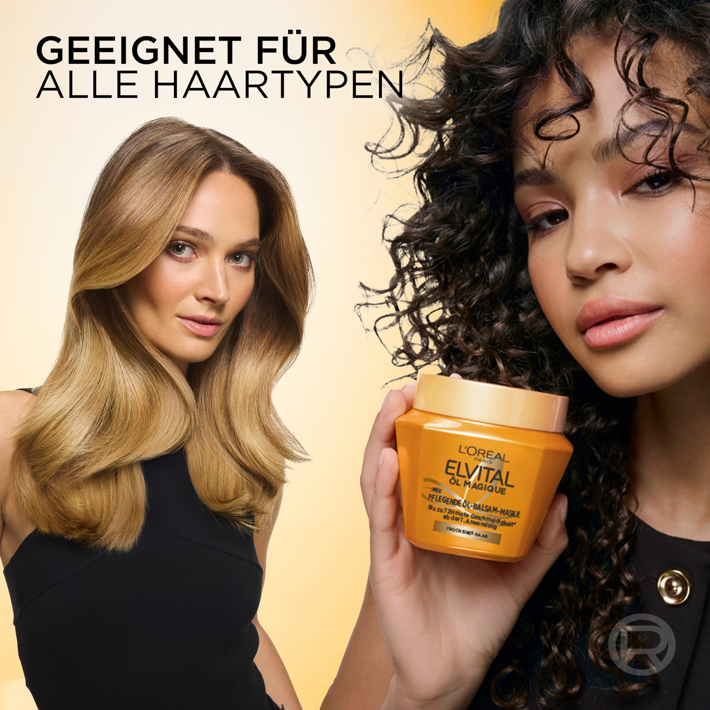 L'ORÉAL PARIS Haarmaske »ELVITAL ÖL MAGIQUE MASKE« für trockenes Haaar