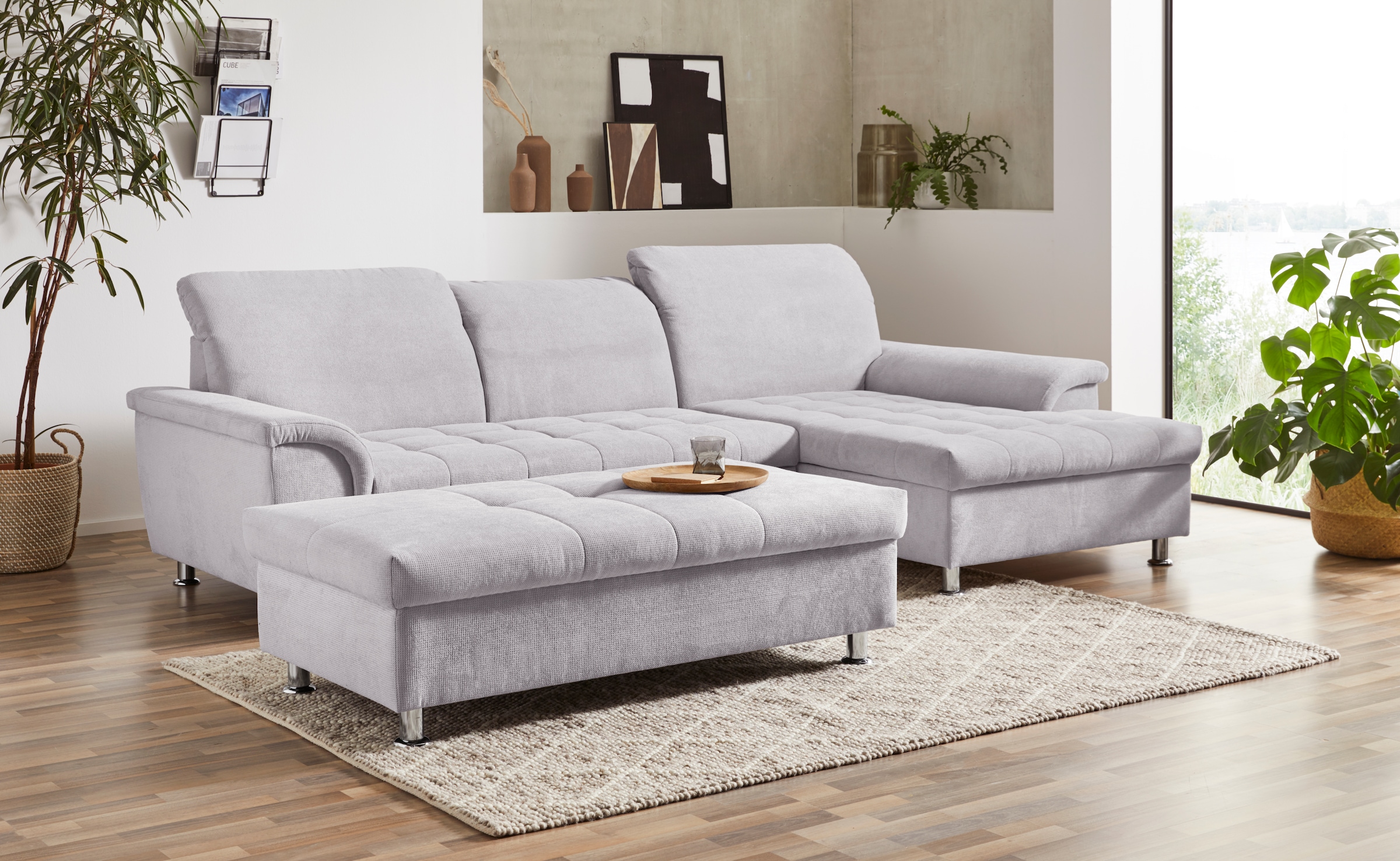 DOMO collection Stauraumhocker »Franzi«, mit großem Stauraumfach