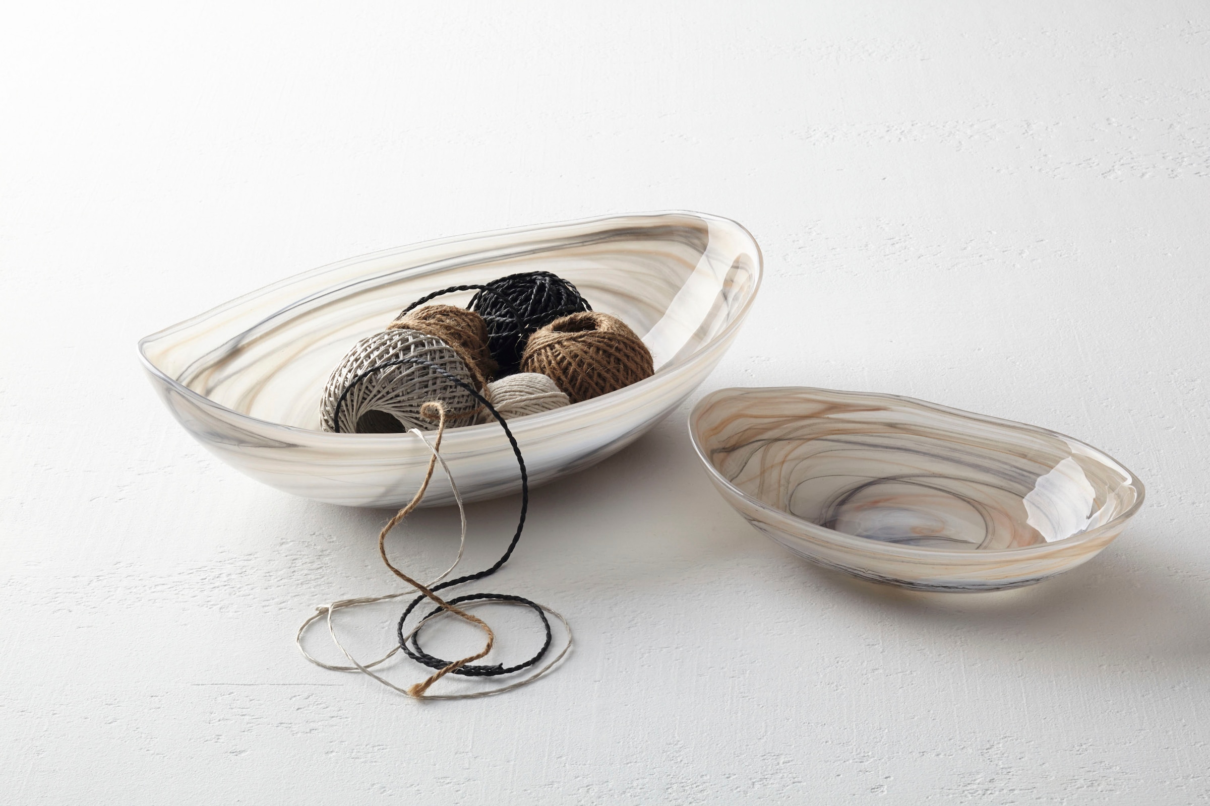 LEONARDO Schale »ALABASTRO«, aus Glas, oval, 32 cm
