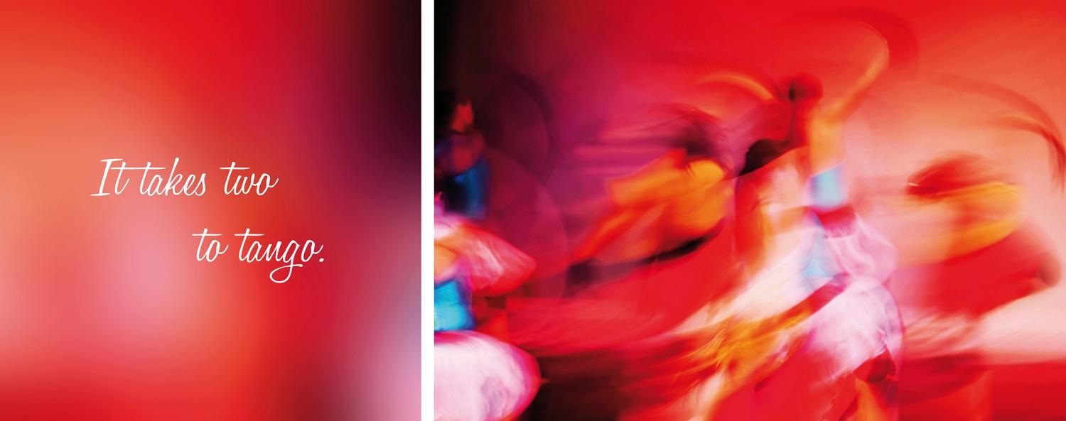 queence Leinwandbild »Tango«, Abstrakte-Kunst-Modern-Spa-Spa Bilder-Sprüche günstig online kaufen