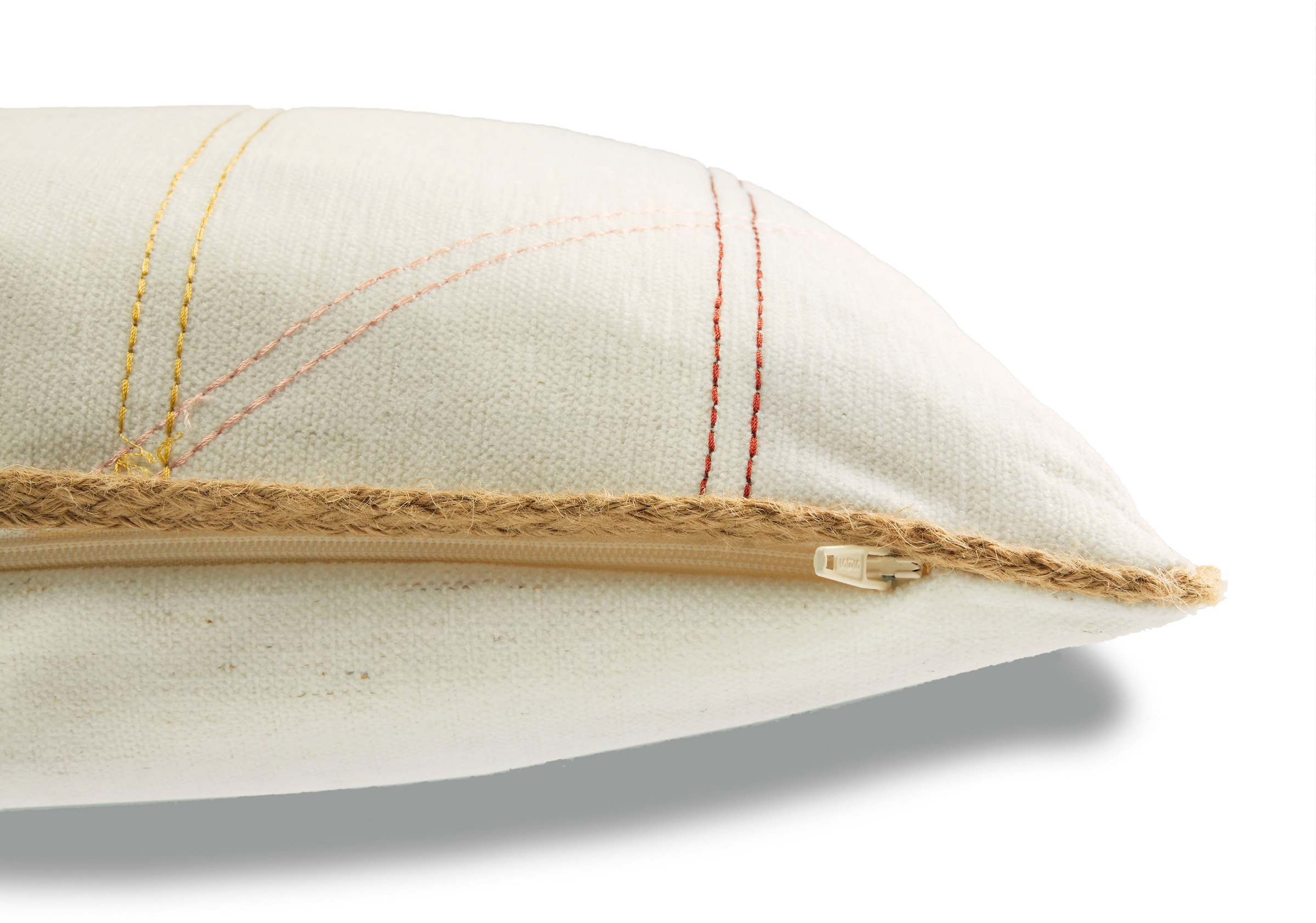 TOM TAILOR HOME Kissenbezüge »Stitched«, (1 St.), mit aufgestickten Effektstreifen