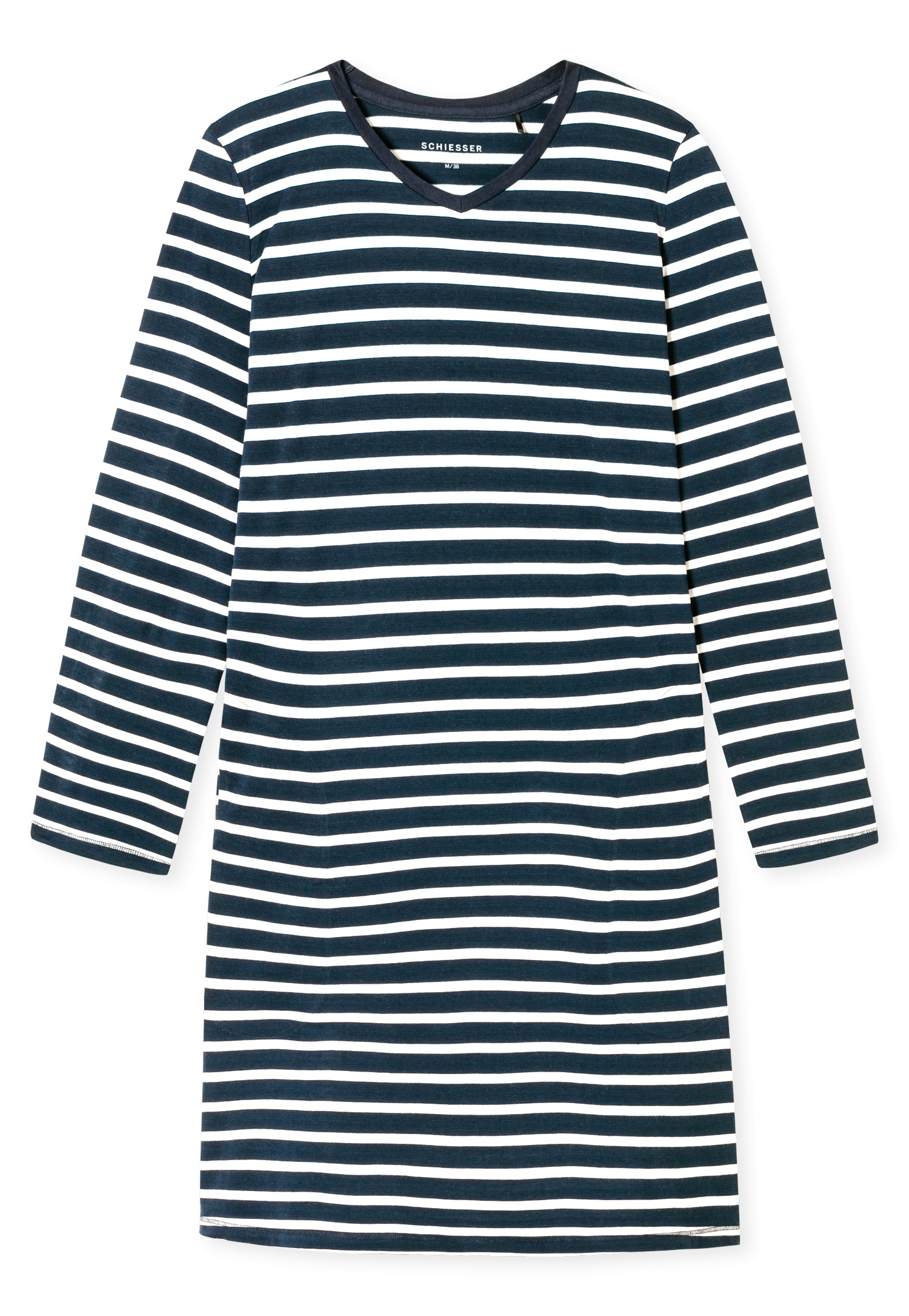 Schiesser Nachthemd »"Casual Essentials"«, (Packung), mit leichtem V-Ausschnitt