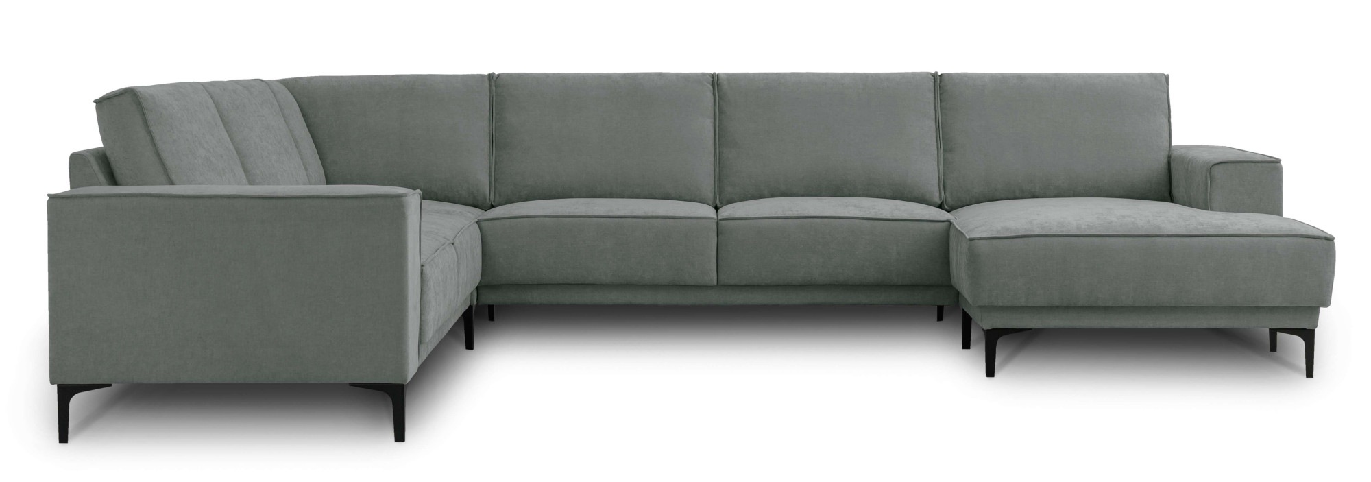 Places of Style Wohnlandschaft »XXL Sofa Oland, Struktur, Flachgewebe, Luxu günstig online kaufen