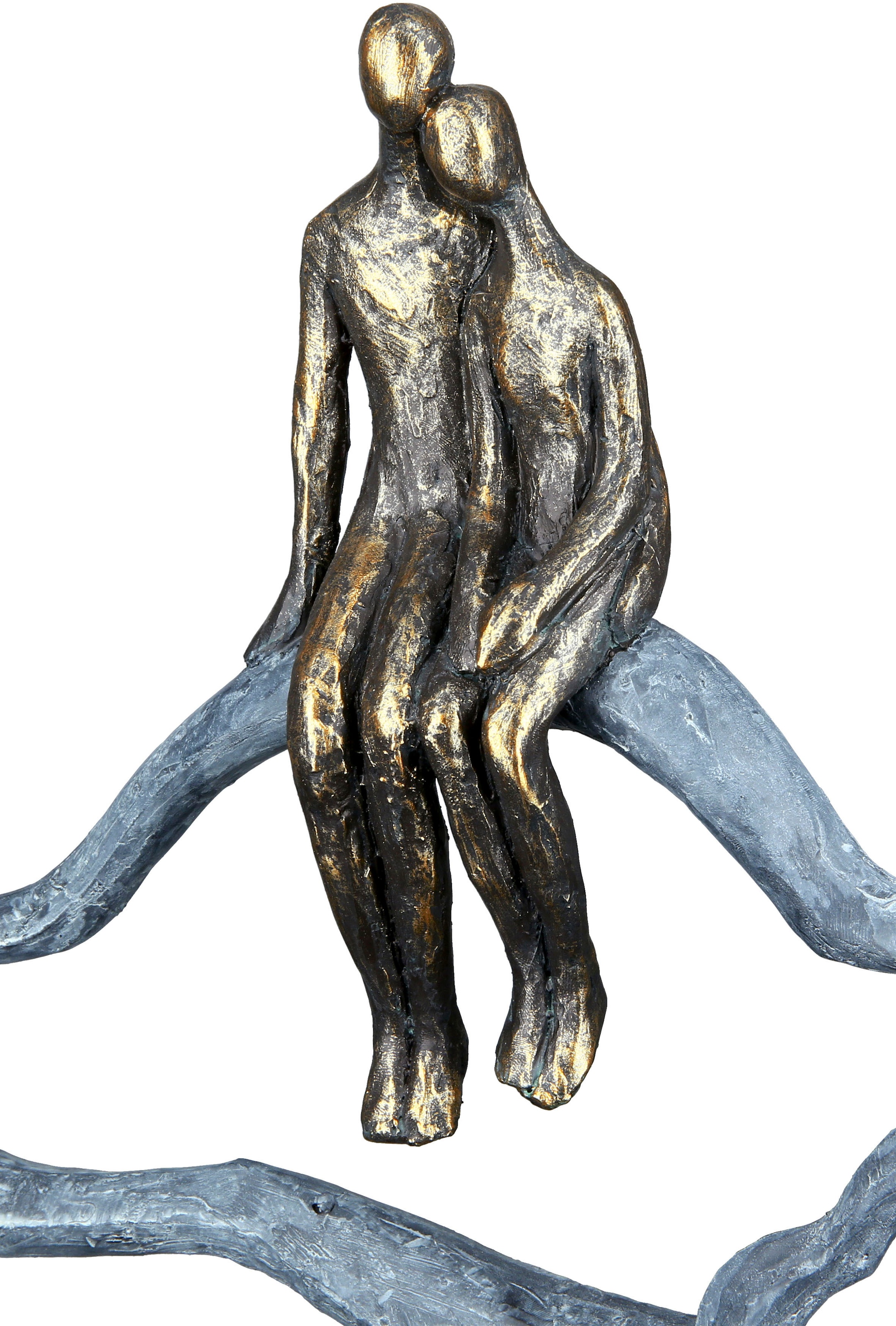 auf Casablanca bestellen Lovecloud, Gilde »Skulptur Rechnung Dekofigur bronzefarben/grau«, grau by