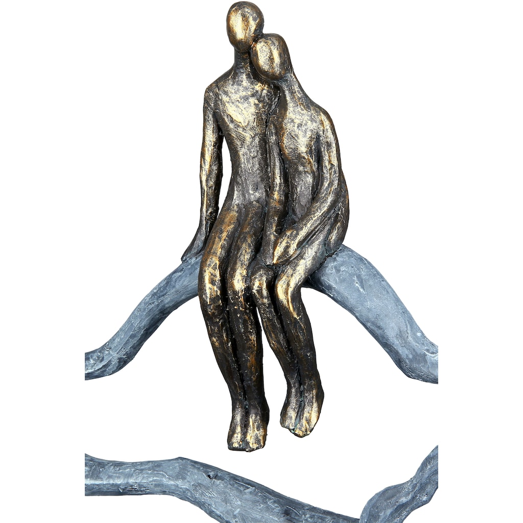 Casablanca by Gilde Dekofigur »Skulptur Lovecloud, bronzefarben/grau«