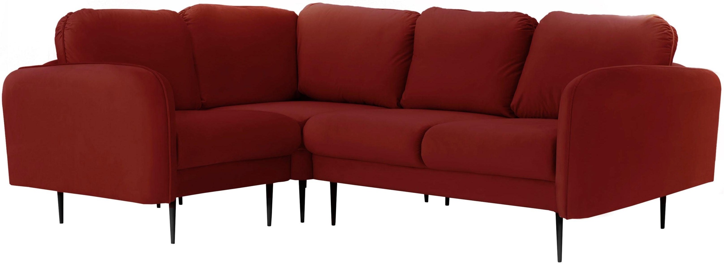 Home affaire Ecksofa »Skidi L-Form« mit losen Rückenkissen und Keder oben a günstig online kaufen