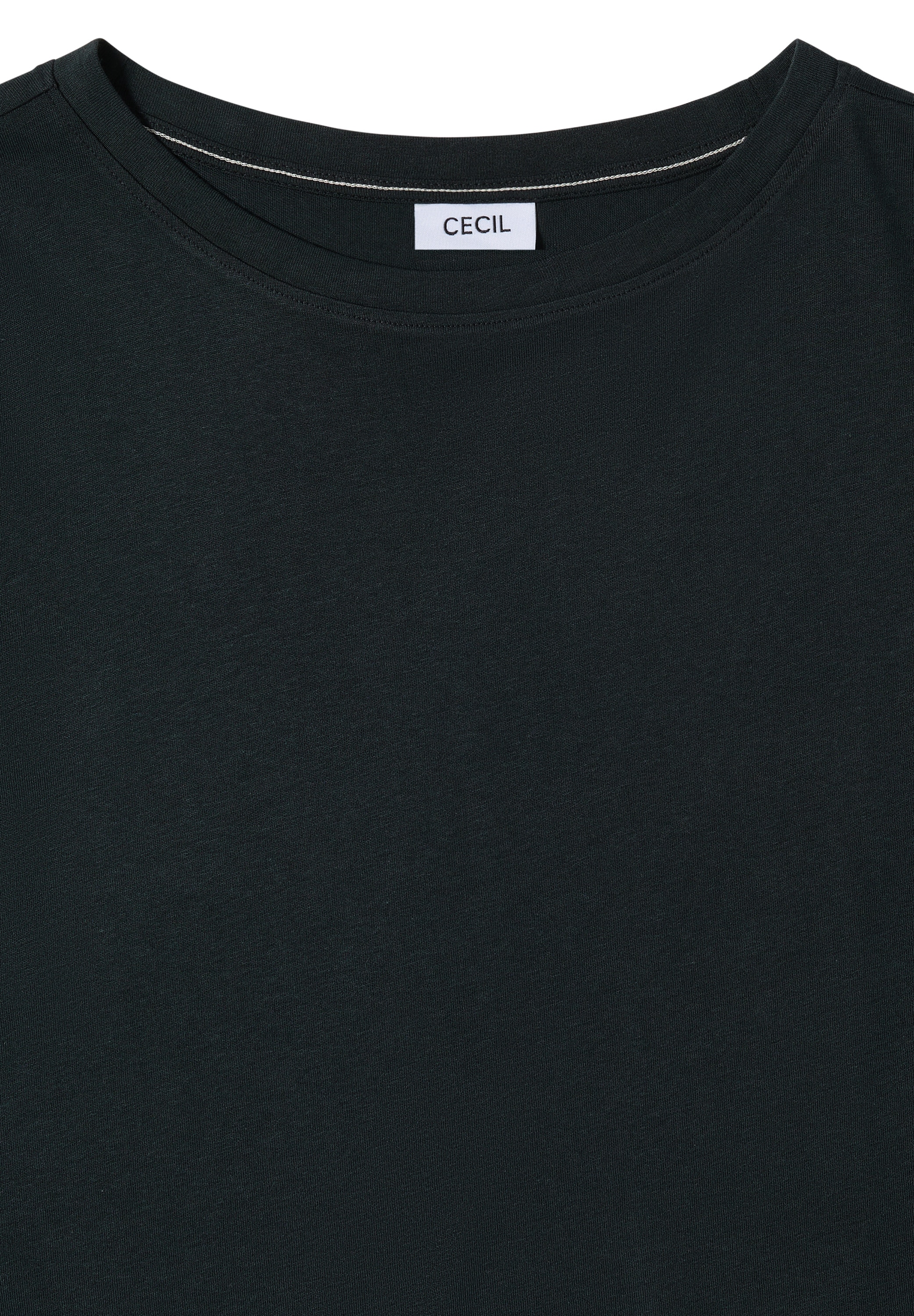Cecil T-Shirt aus Baumwollmix mit Modal, pflegeleichte Jersey-Qualität