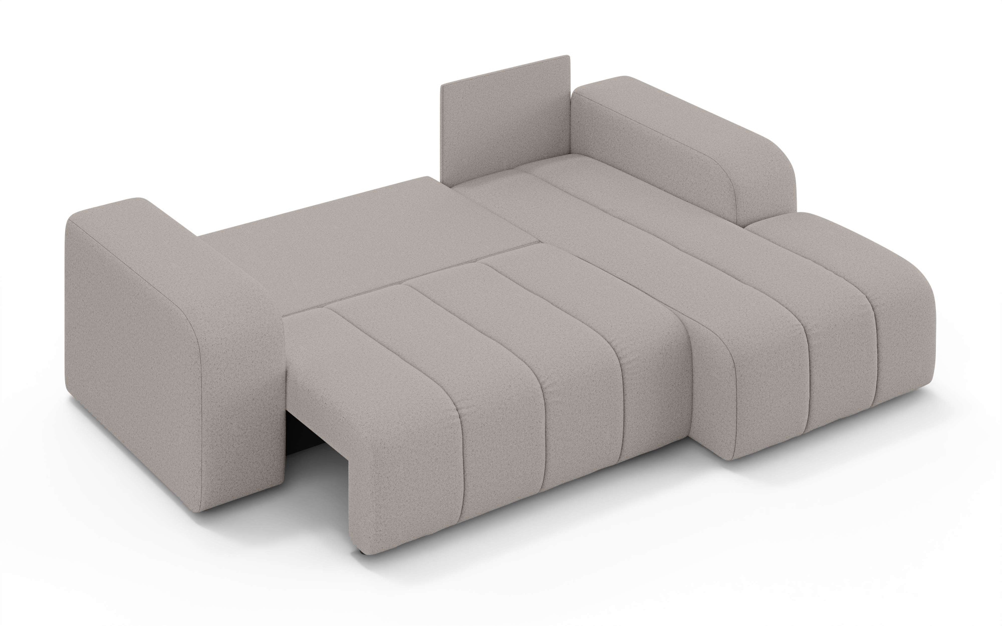 INOSIGN Ecksofa »CASSY L-Form, Schlafsofa mit Bettkasten, Maße B/T/H: 245/165/88 cm«, mit 2 Rückenkissen, Recamiere rechts oder links bestellbar