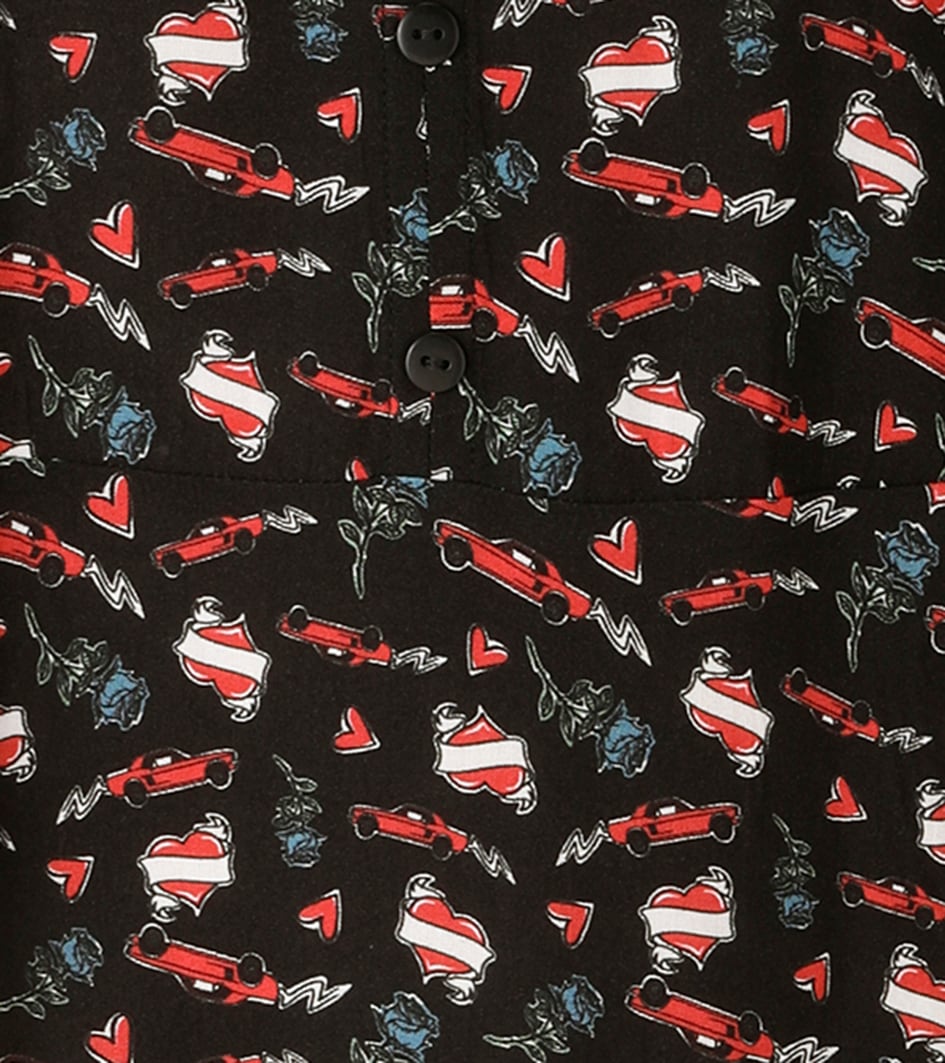 Aniston CASUAL Minikleid mit extravagantem Alloverdruck - NEUE KOLLEKTION