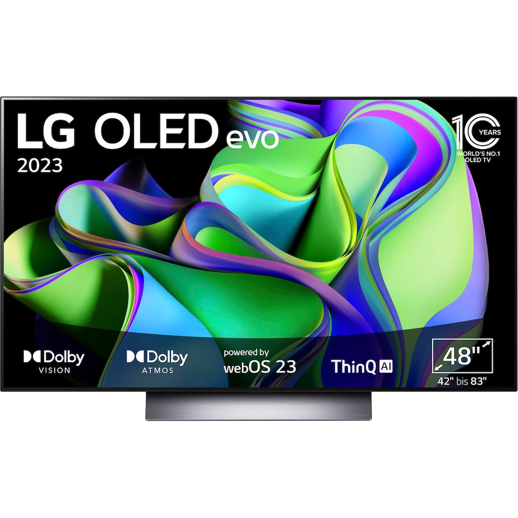 LG OLED-Fernseher »OLED48C37LA«, 121 cm/48 Zoll, 4K Ultra HD, Smart-TV