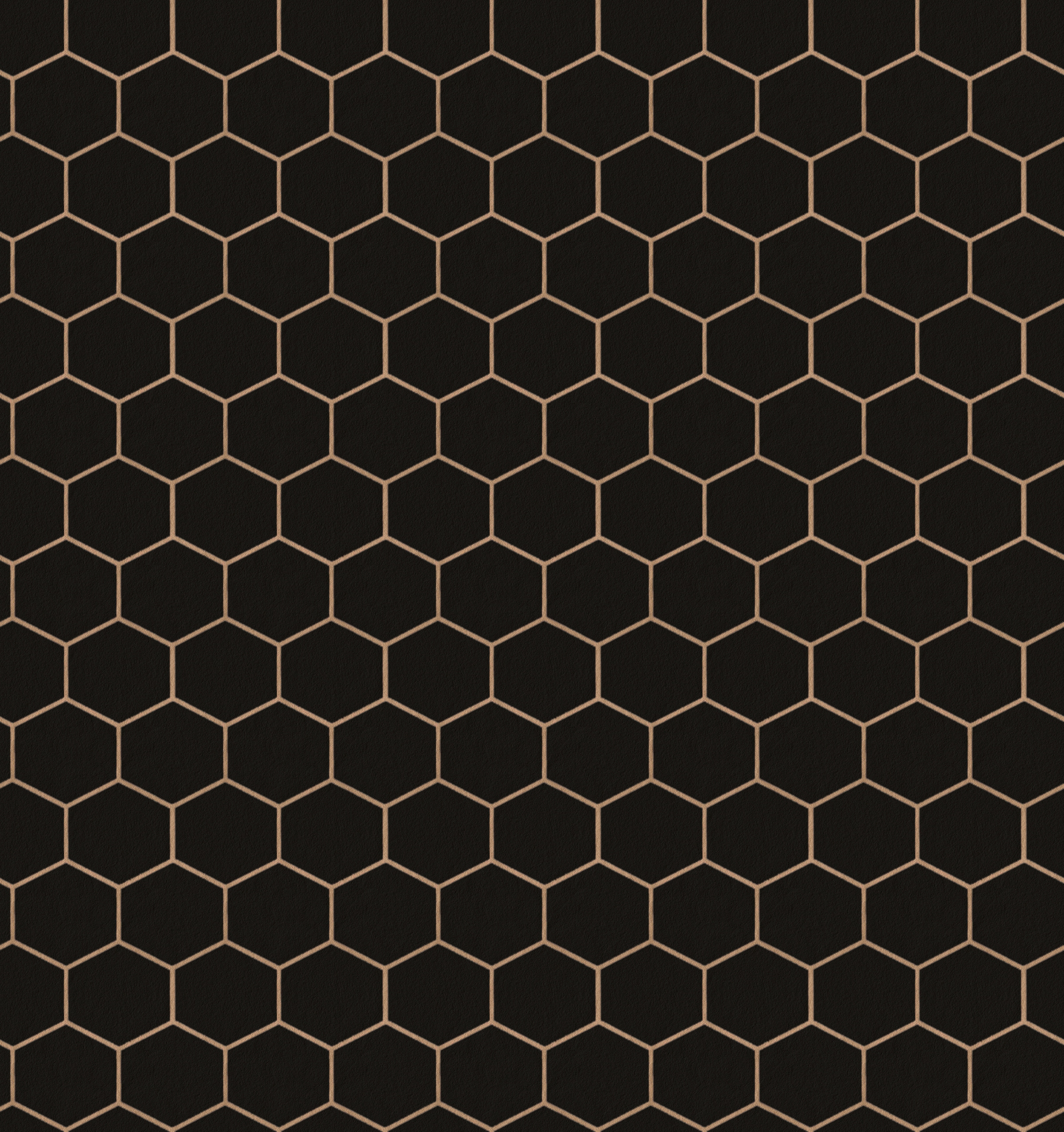 WOW Vliestapete »Hexagon Geo« geometrisch aufgeschäumt Schwarz - 10m x 52cm günstig online kaufen