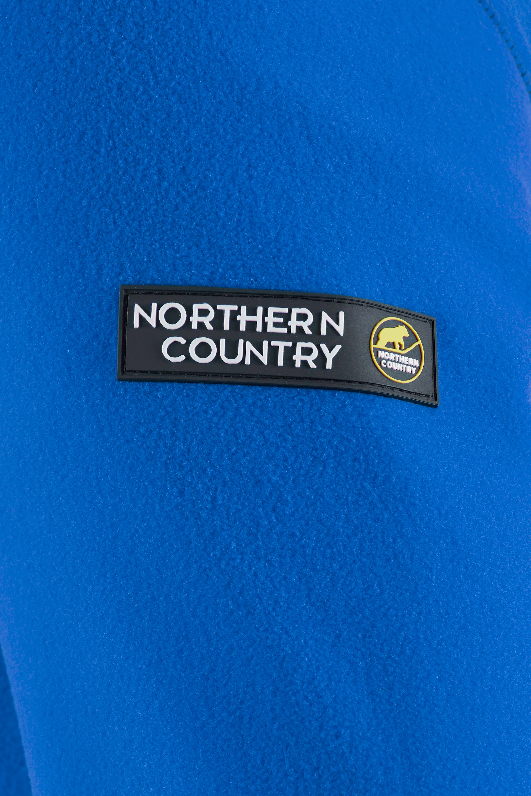 Northern Country Fleecejacke, perfekt zum Arbeiten, hoher Kragen, Bartschutz, 2 Vordertaschen