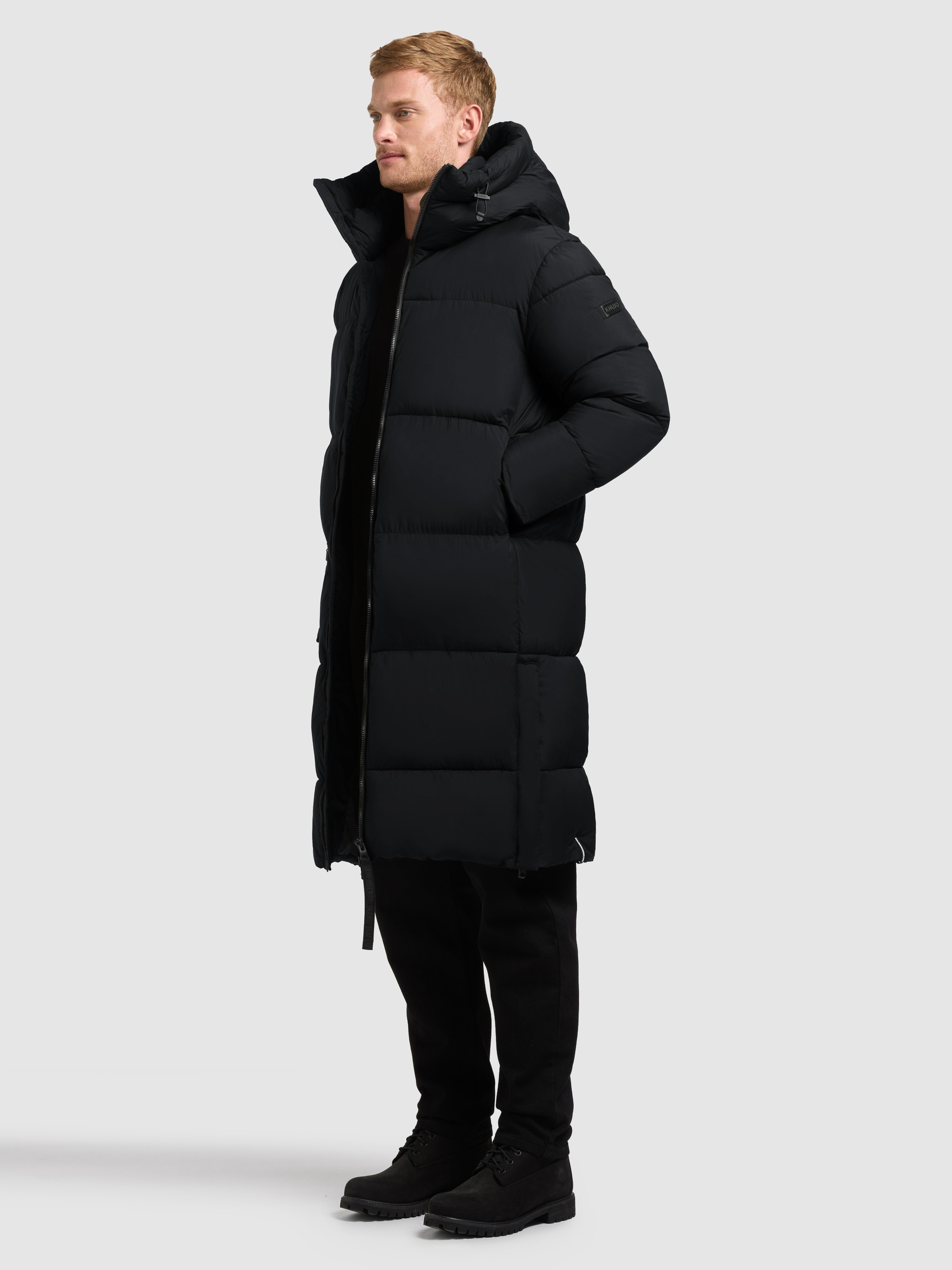 khujo Steppjacke »DASH2« mit Kapuze mit wasserabweisender PU-Beschichtung