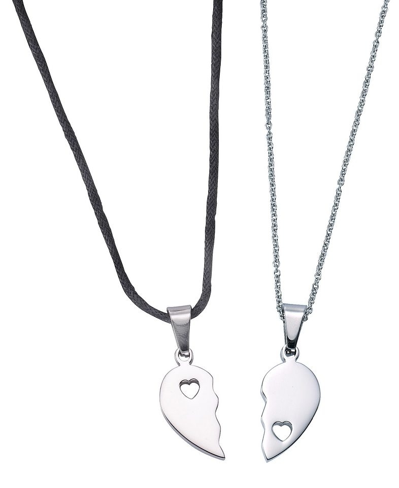 Firetti Schmuckset »Multipack Schmuck Geschenk Halsketten LIEBE«, (4 tlg.)