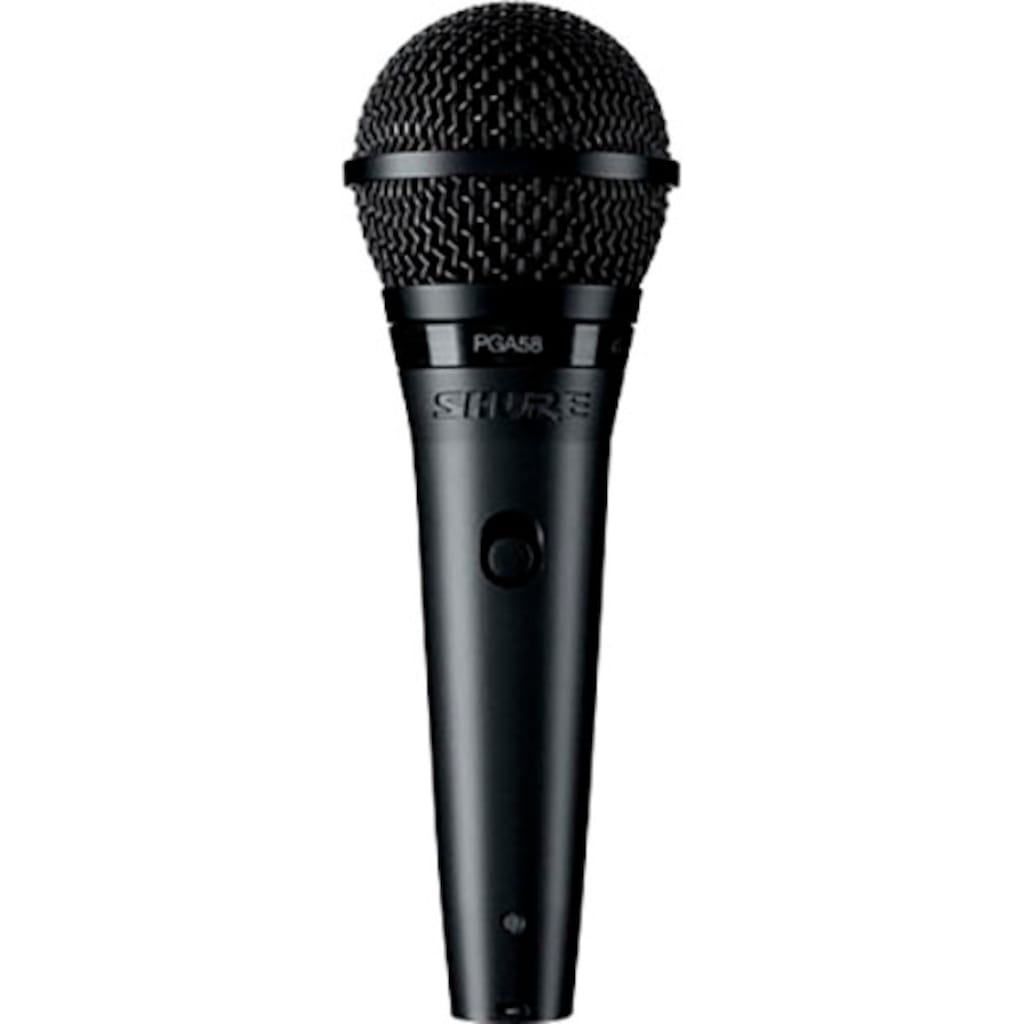 Shure Mikrofon »PGA58-XLR Dynamisches Gesangsmikrofon«