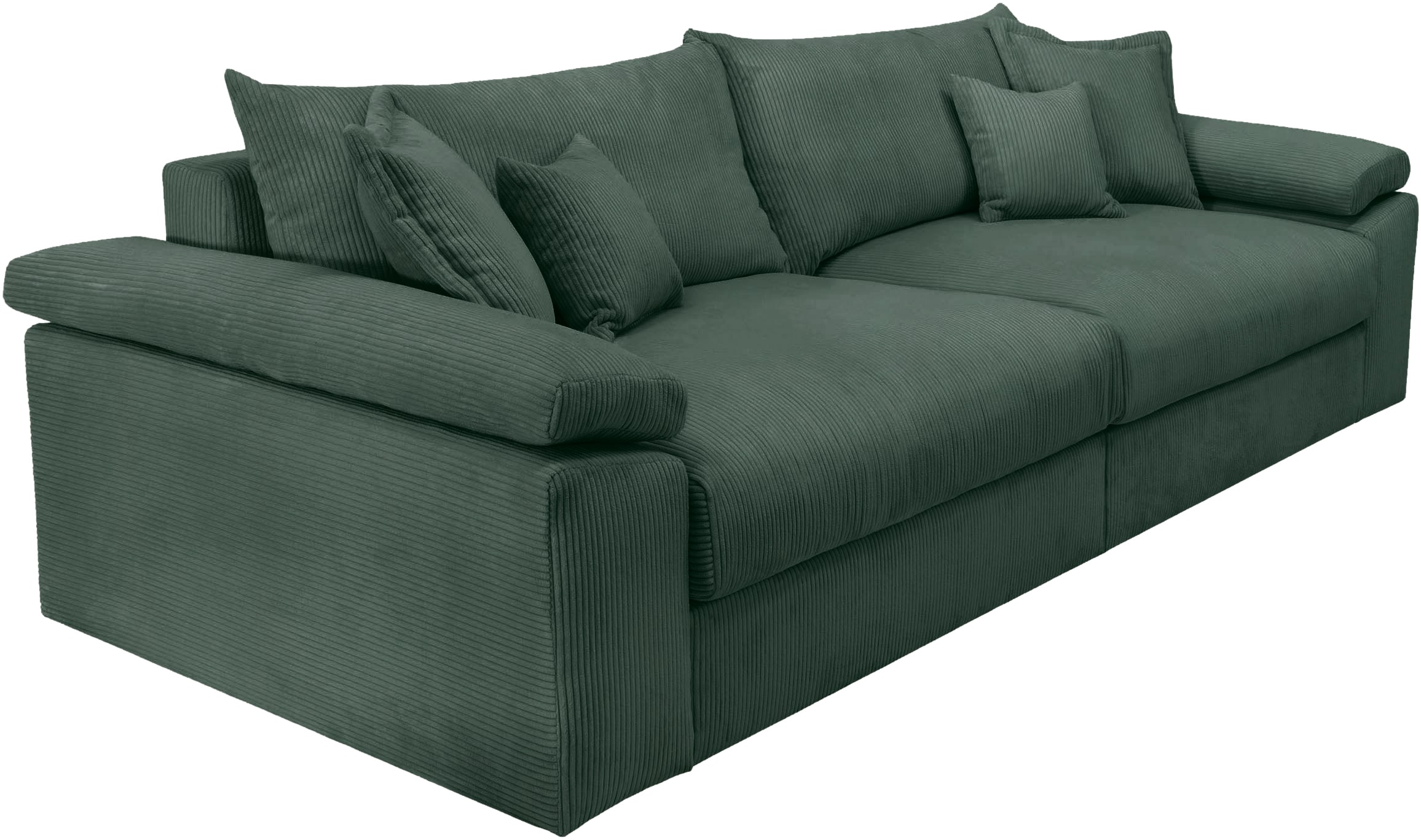 Home affaire Big-Sofa »Soft&Cosy XXL - Breite 303 cm«, Mega-Sofa, in Cord, Federkern-Polsterung