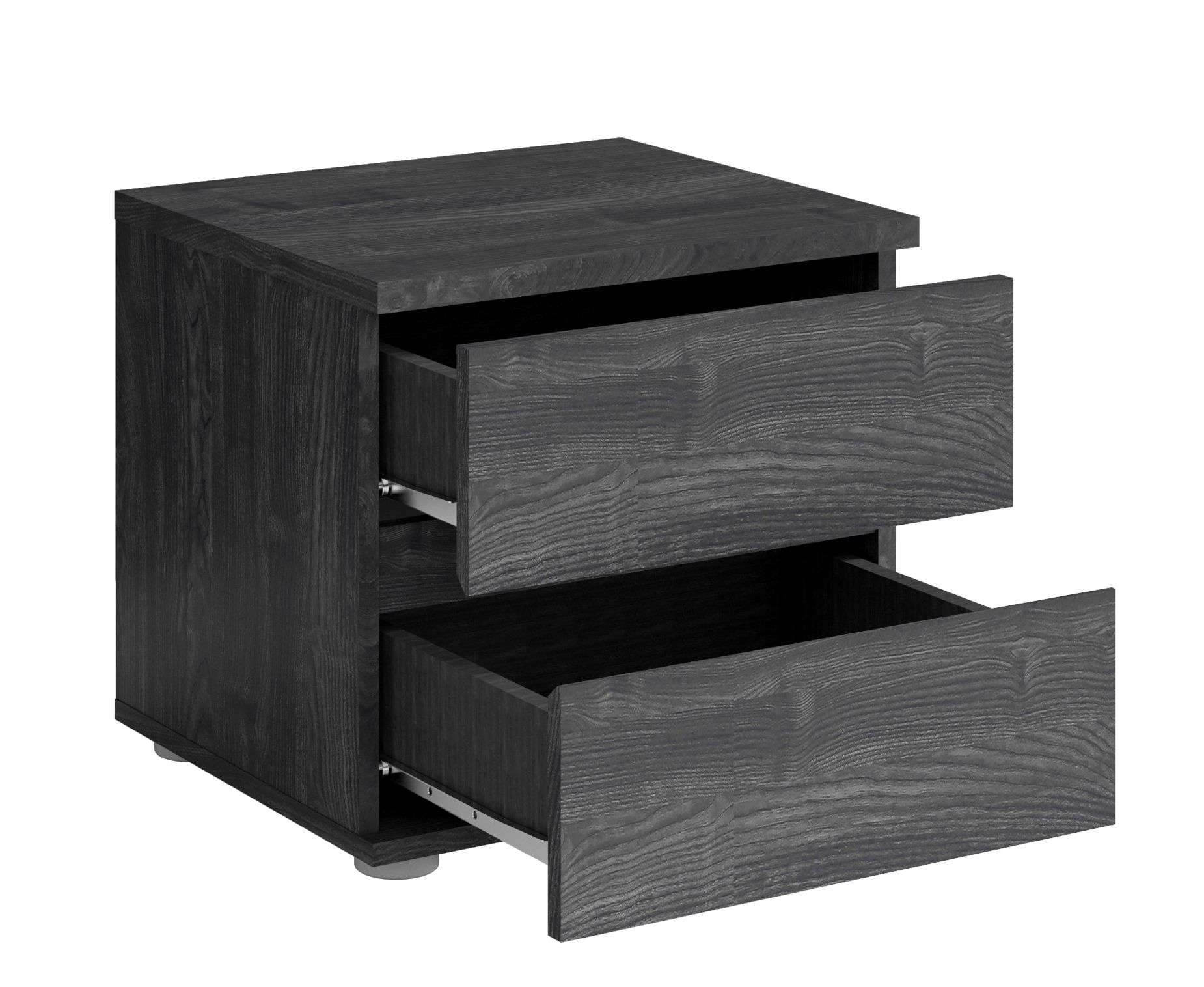 Home affaire Nachttisch »PRESSAC Nachtkommode mit 2 Schubladen, Set 2 Stücke« Set, zwei Stücke,  Set, 2 St., zwei Stücke, Nachtschränke, Maße B/T/H: 46,4/40,8/42,5cm