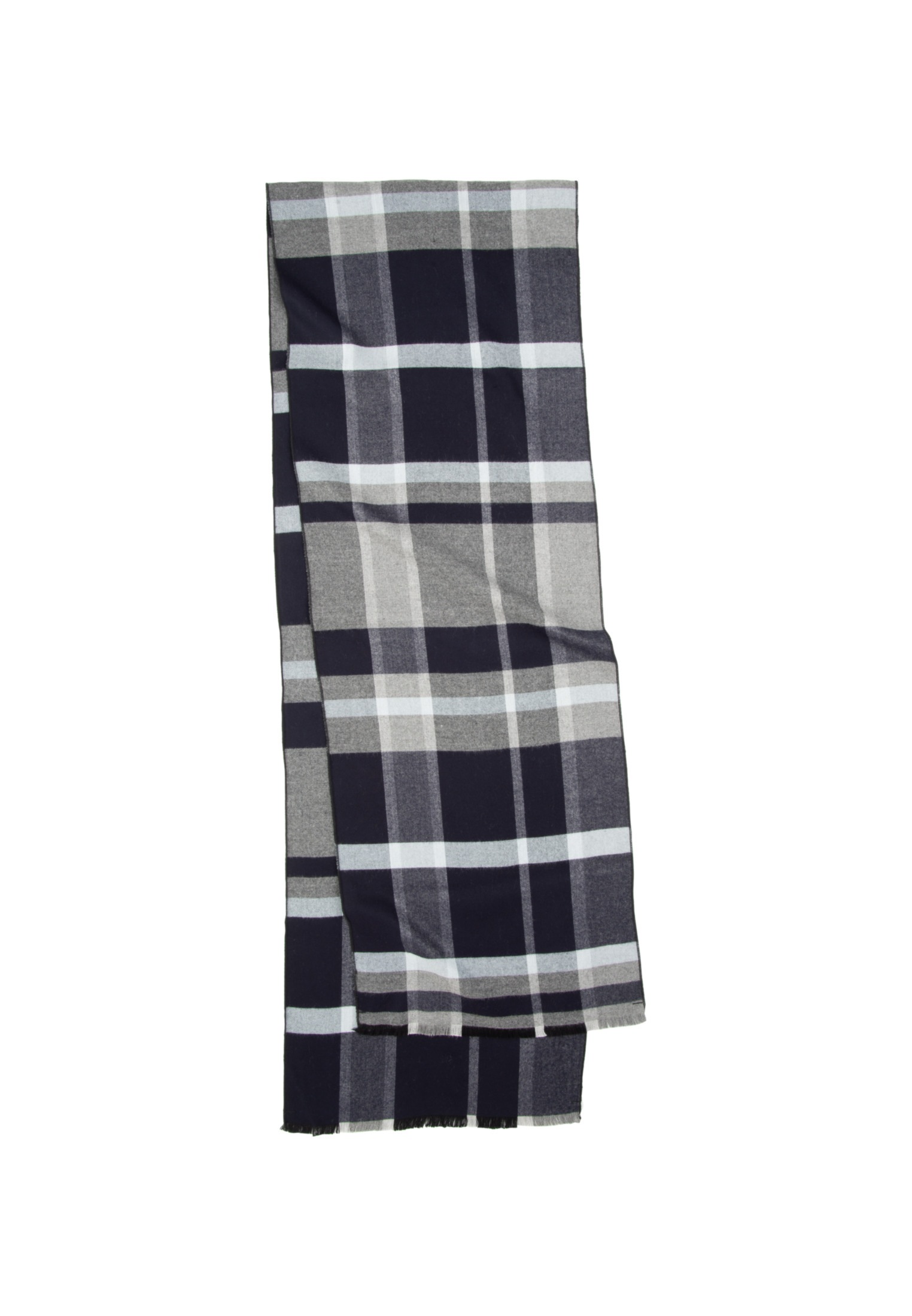 SEIDENSTICKER Schal »Schwarze Rose« grau-dunkelblau