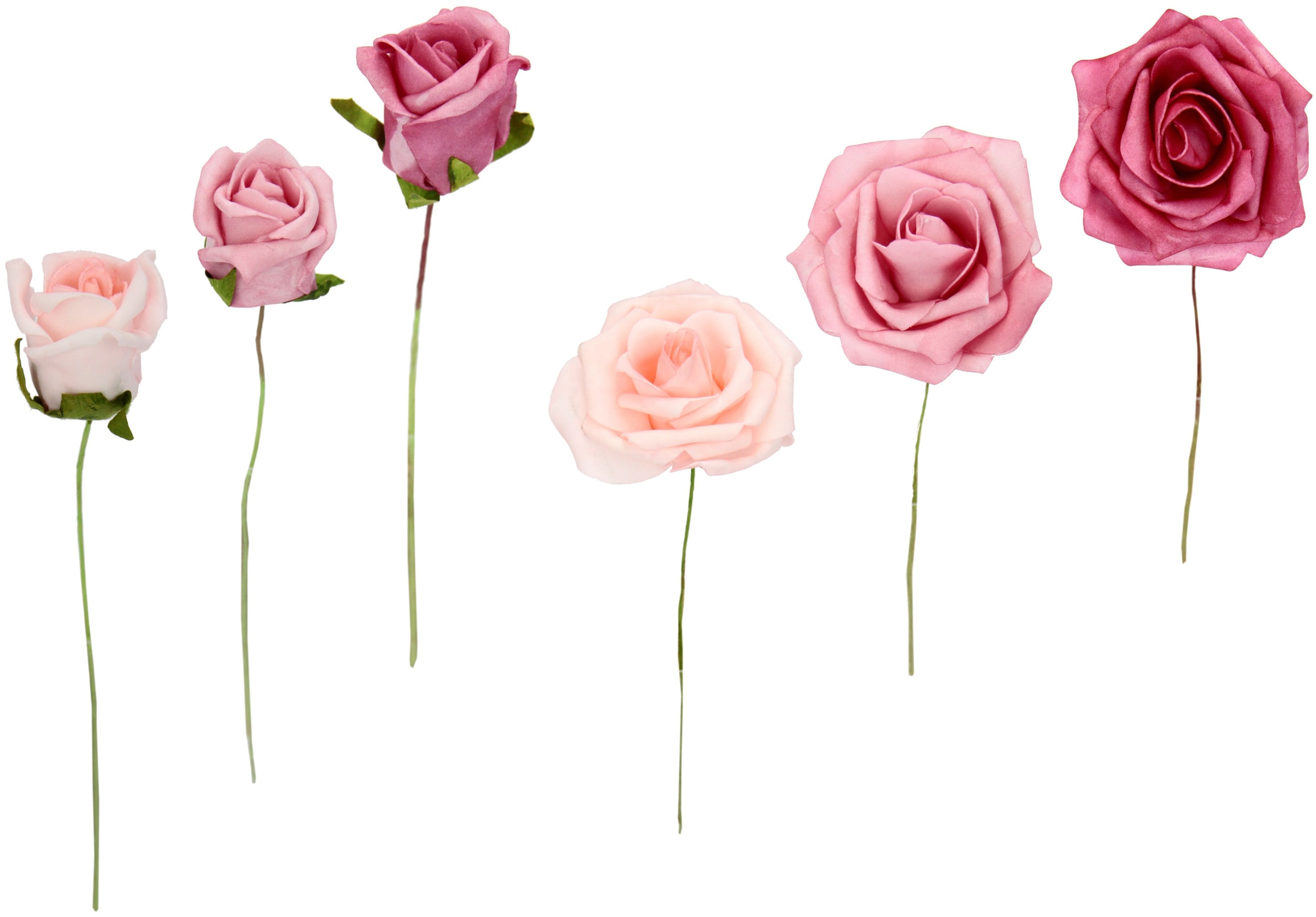 I.GE.A. Kunstblume »Pick Soft-Rosen«, 36er Set