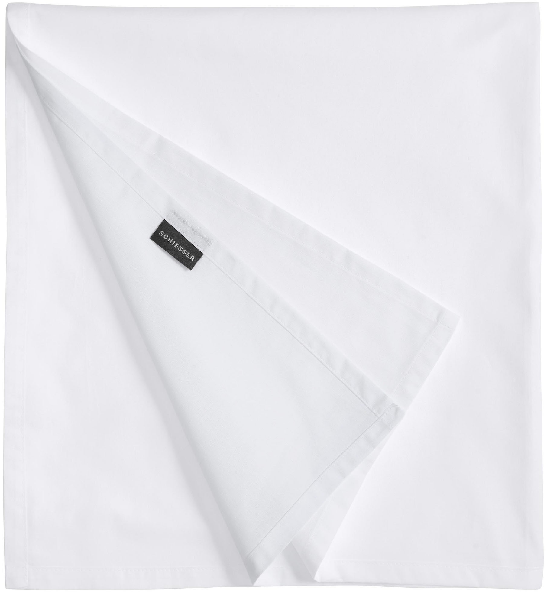 Schiesser Bettlaken "Smoothy ohne Gummizug, hochwertiger Saum, atmungsaktiv günstig online kaufen