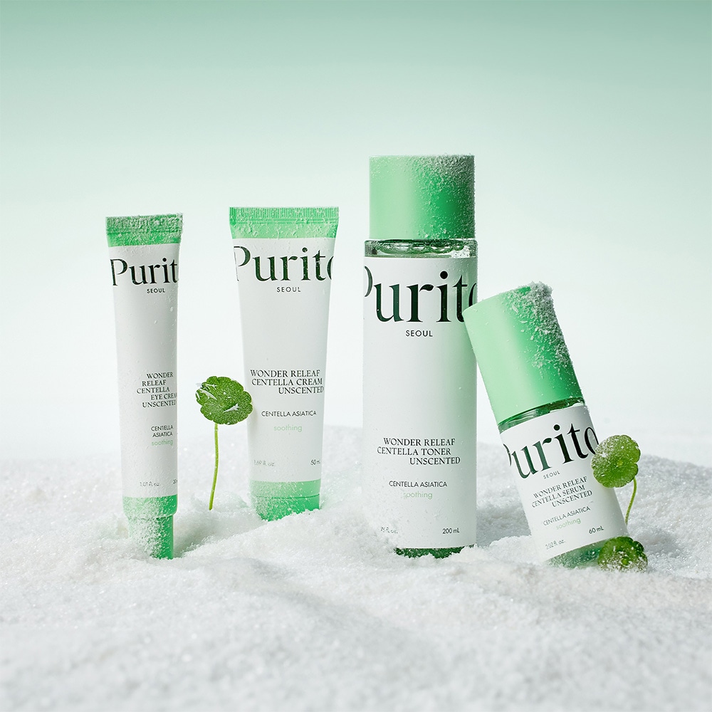 Purito Gesichtsserum »Purito Wonder Releaf Centella Serum Unscented« Centella reduziert Rötungen und Irritationen nahezu sofort