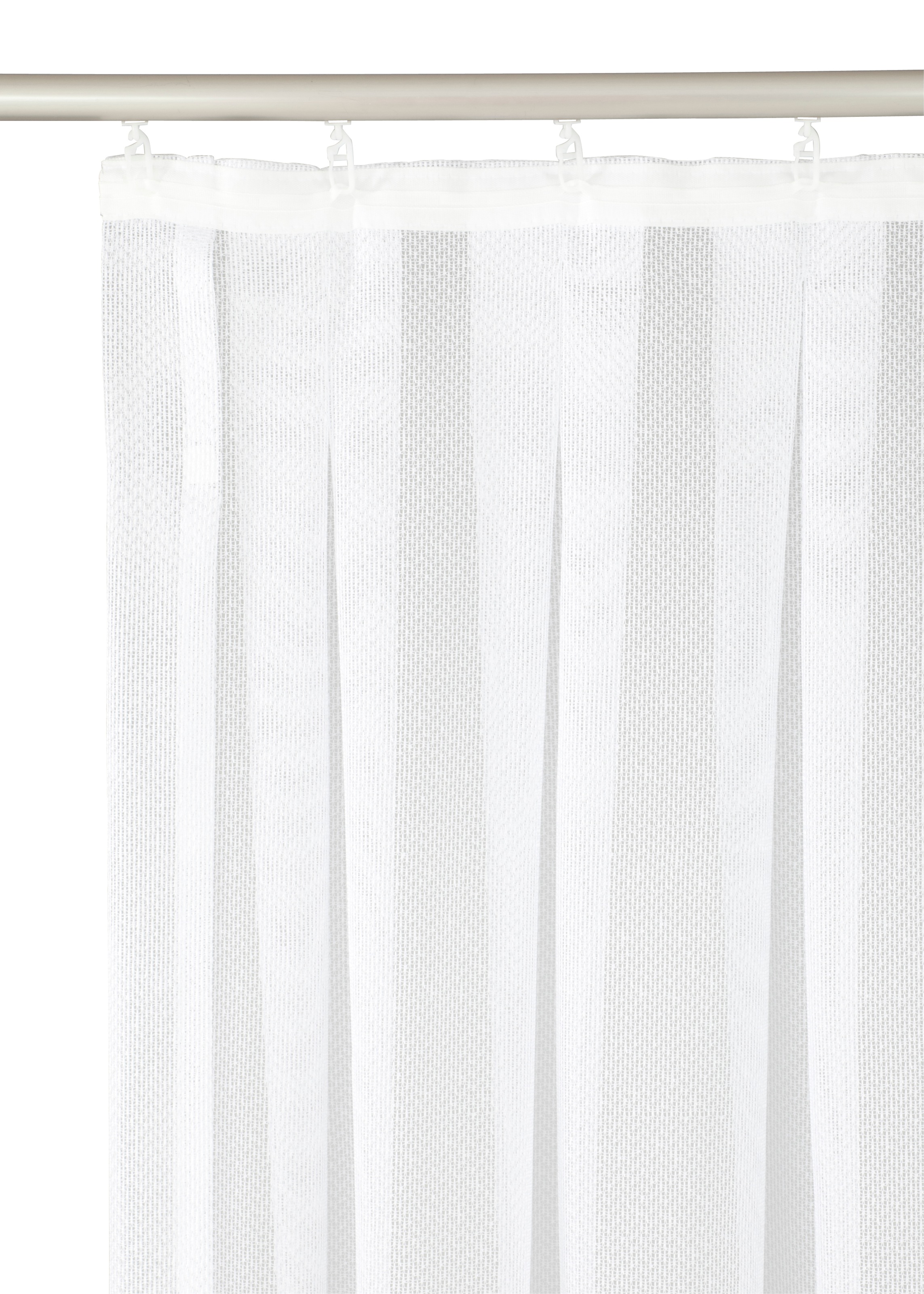 Weckbrodt Gardine »Jacqu«, (1 St.), feste Falten, Jacquard, halbtransparent günstig online kaufen
