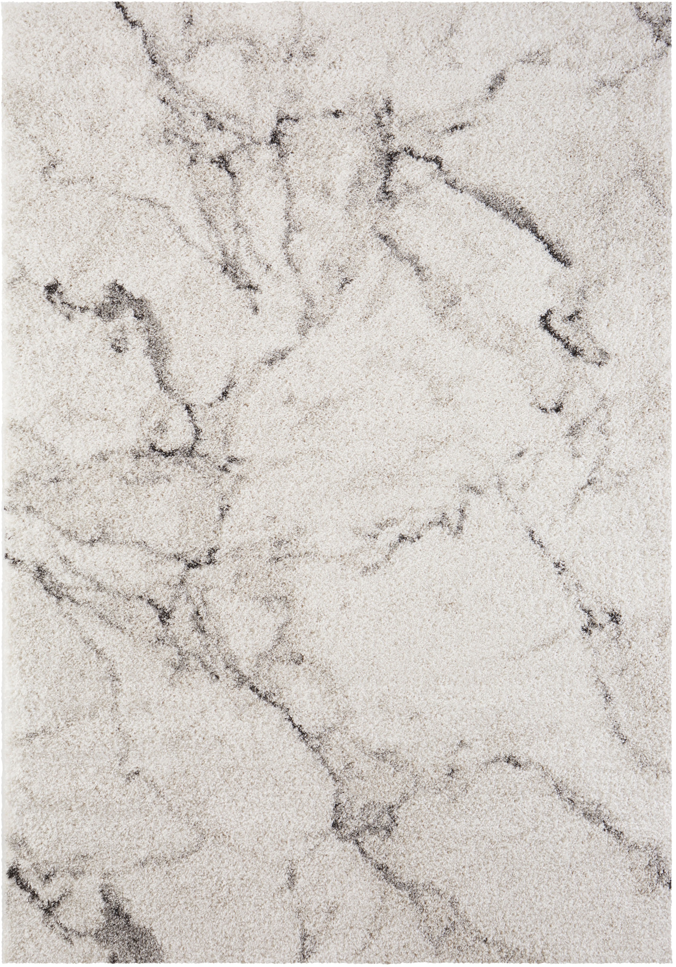 HANSE Home Hochflor-Teppich »MAYRIN«, rechteckig, 30 mm Höhe, Hochflor, Teppich, Shaggy, Flokati, Weich, Marmor-Optik, Wohnzimmer