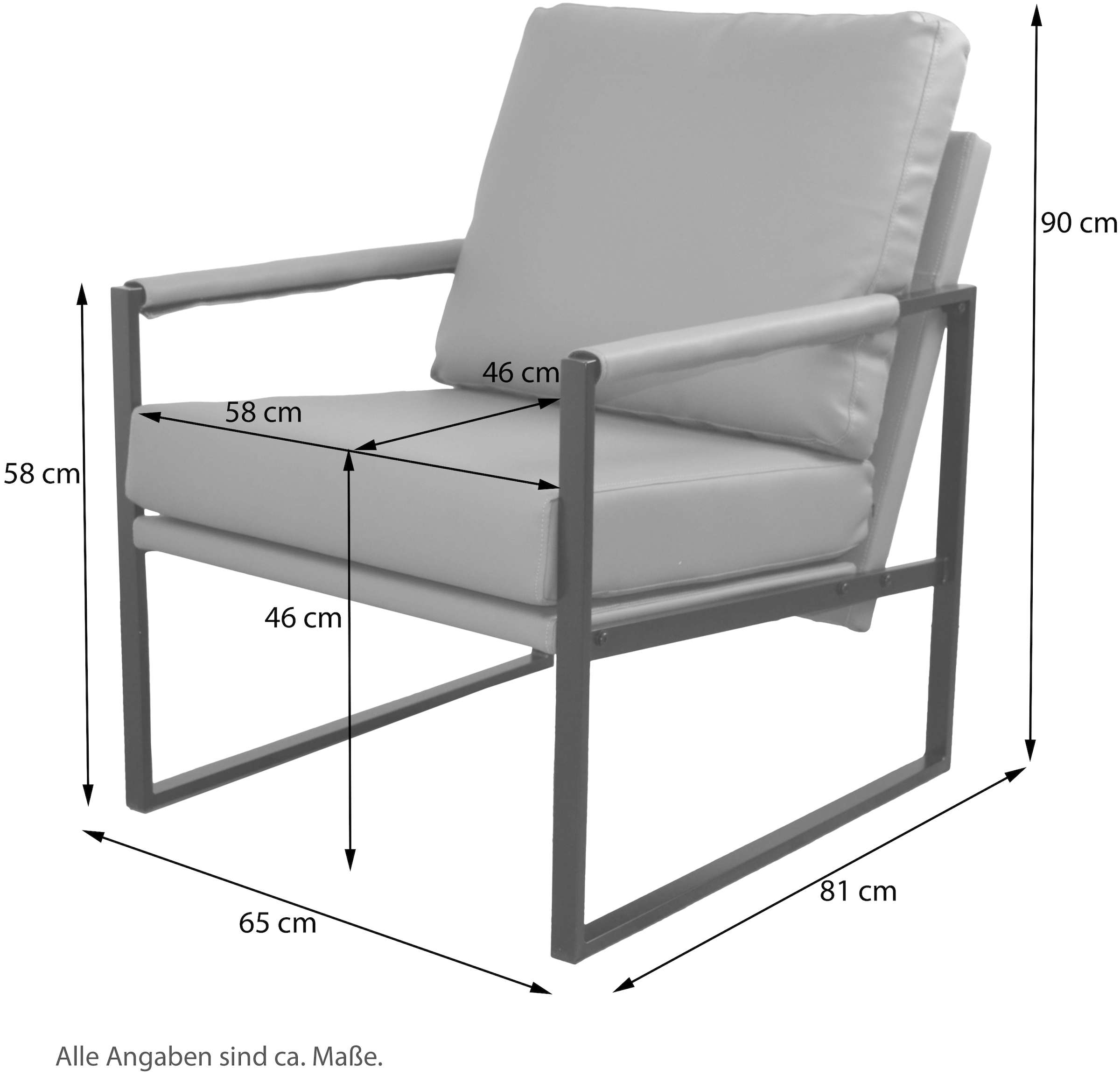 HOFMANN LIVING AND MORE Loungesessel, (1 St.)