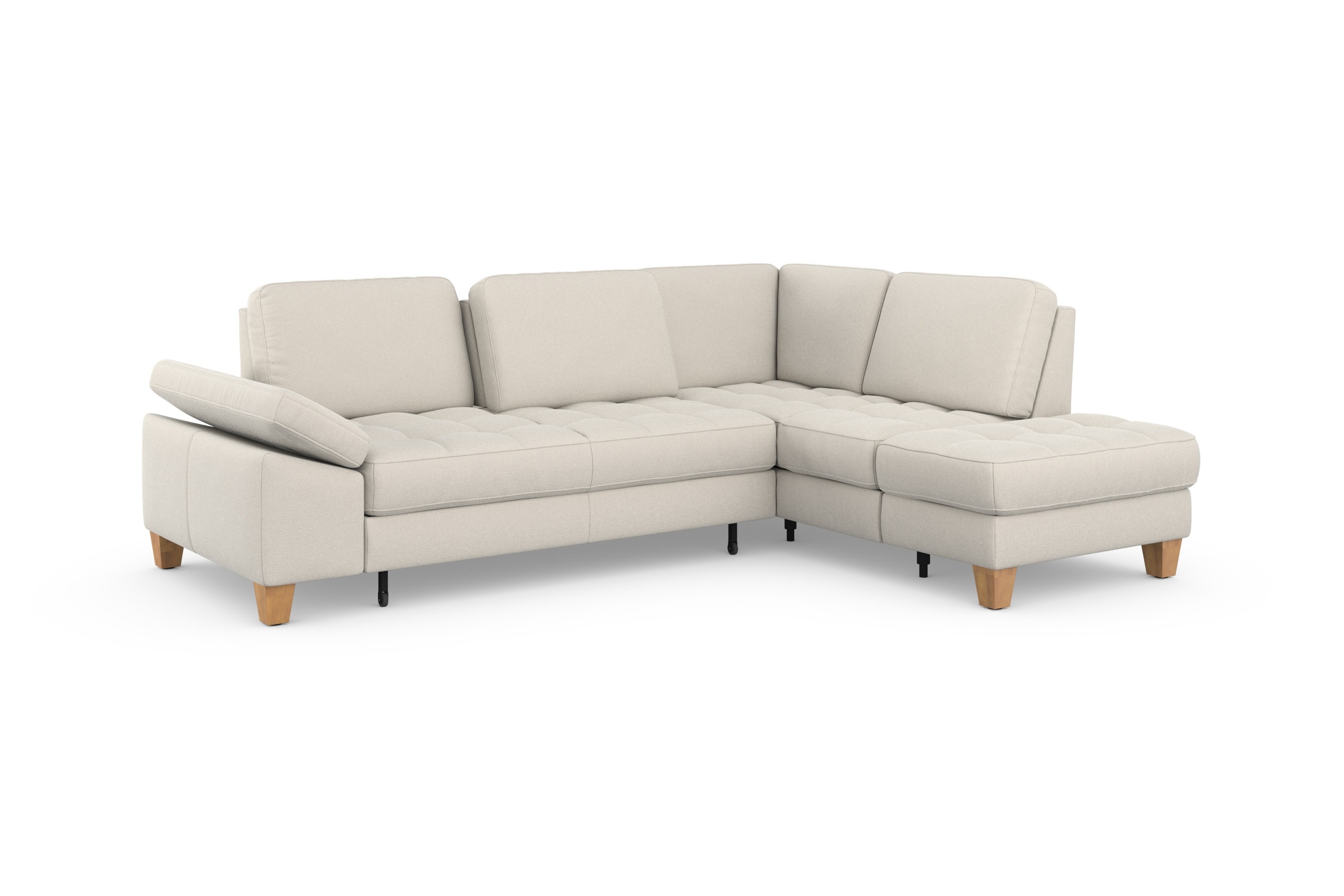 sit&more Ecksofa »Westham L-Form«, mit Ottomane, mit oder ohne Bettfunktion, Bettkasten, Verstellung