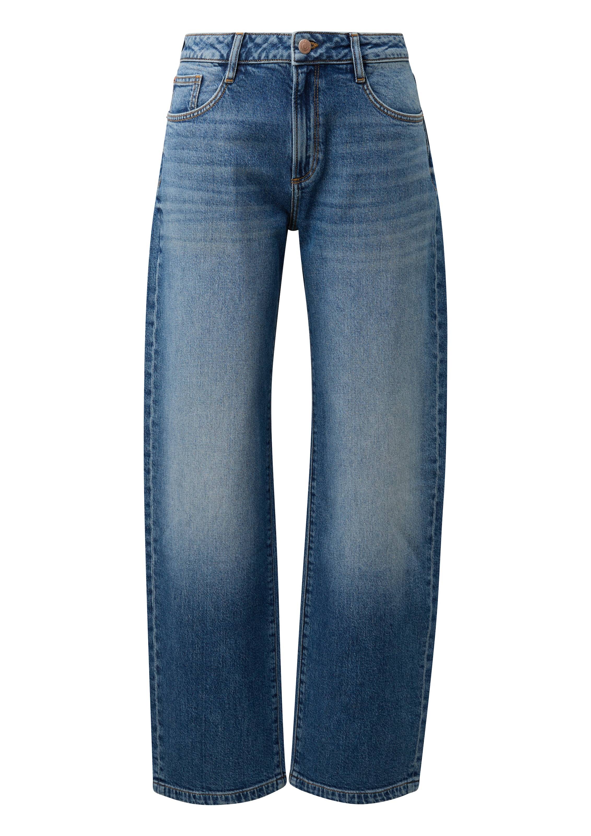 QS 5-Pocket-Hose  Barrel Leg Jeans mit Stretch