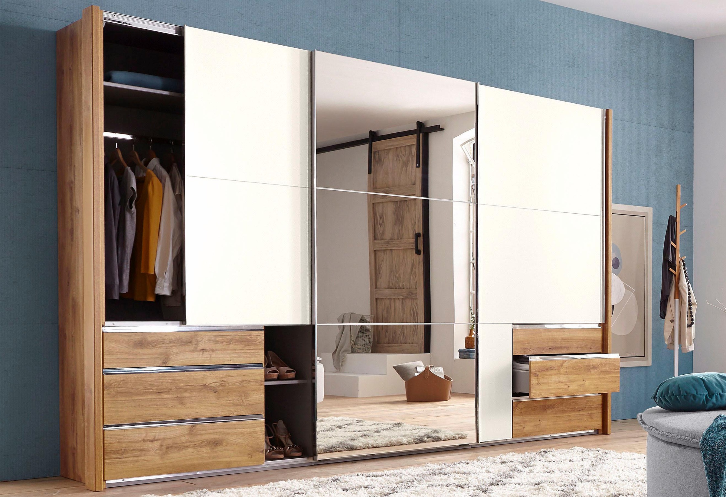 Wimex Schwebetürenschrank "Level by fresh to go", jeweils mit einer Spiegel günstig online kaufen