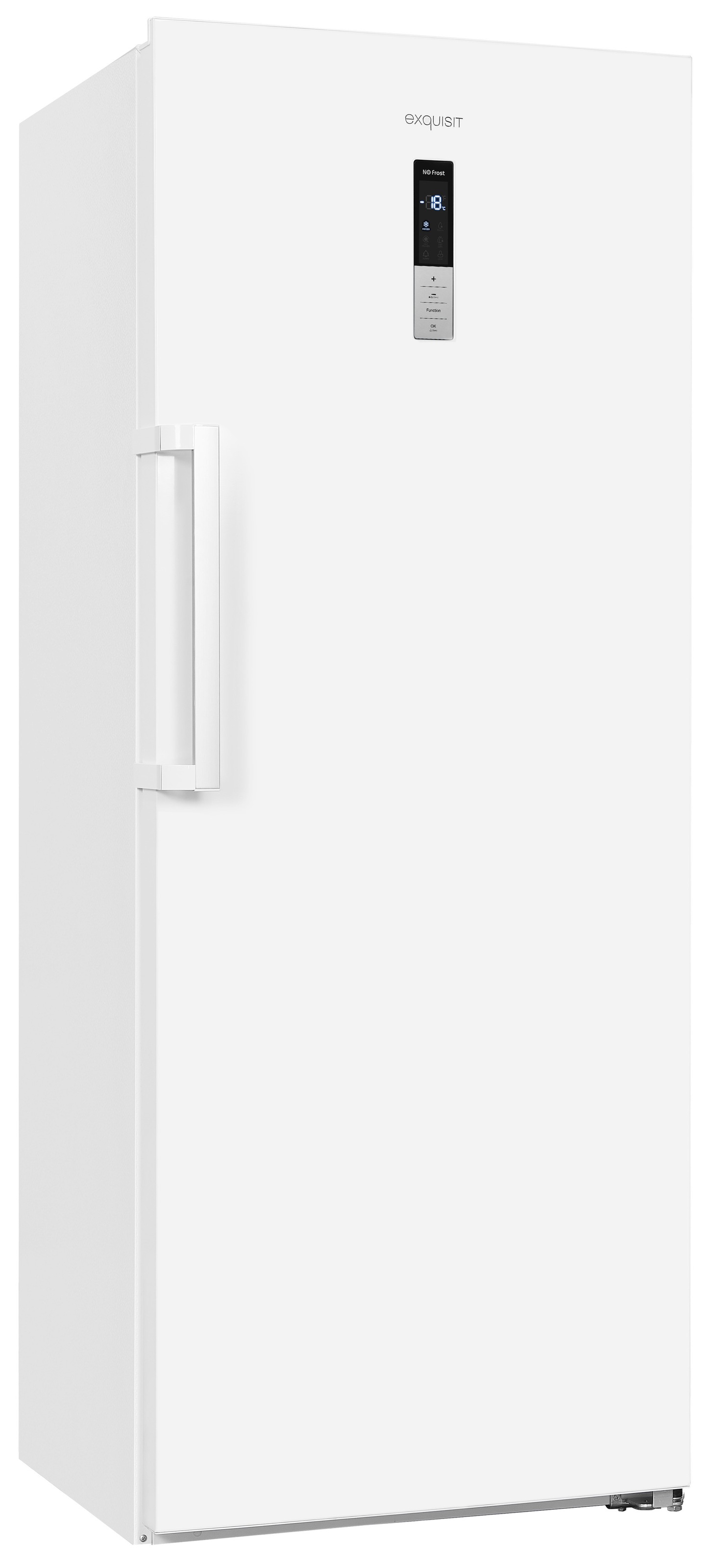 exquisit Gefrierschrank »GS380-NF-H-050D weiss«, 185,5 cm hoch, 71 cm breit, Türanschlag wechselbar