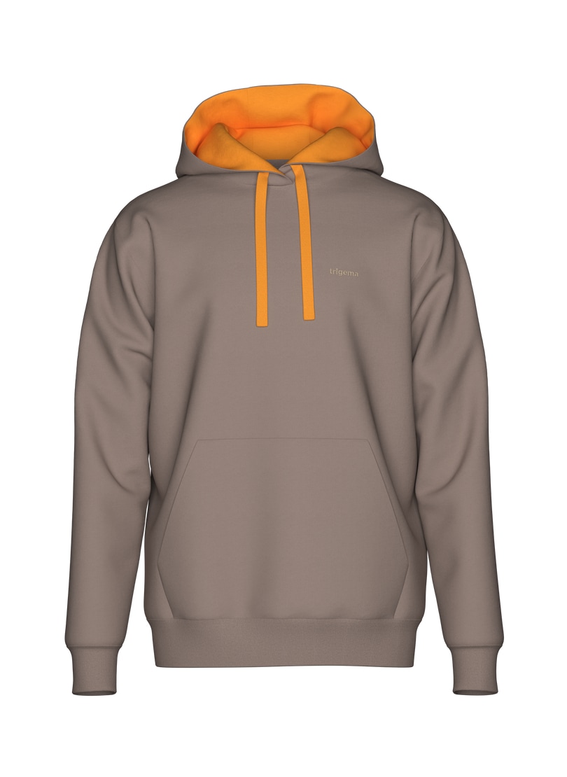 Trigema Kapuzensweatshirt »TRIGEMA Hoodie mit praktischer Kängurutasche«
