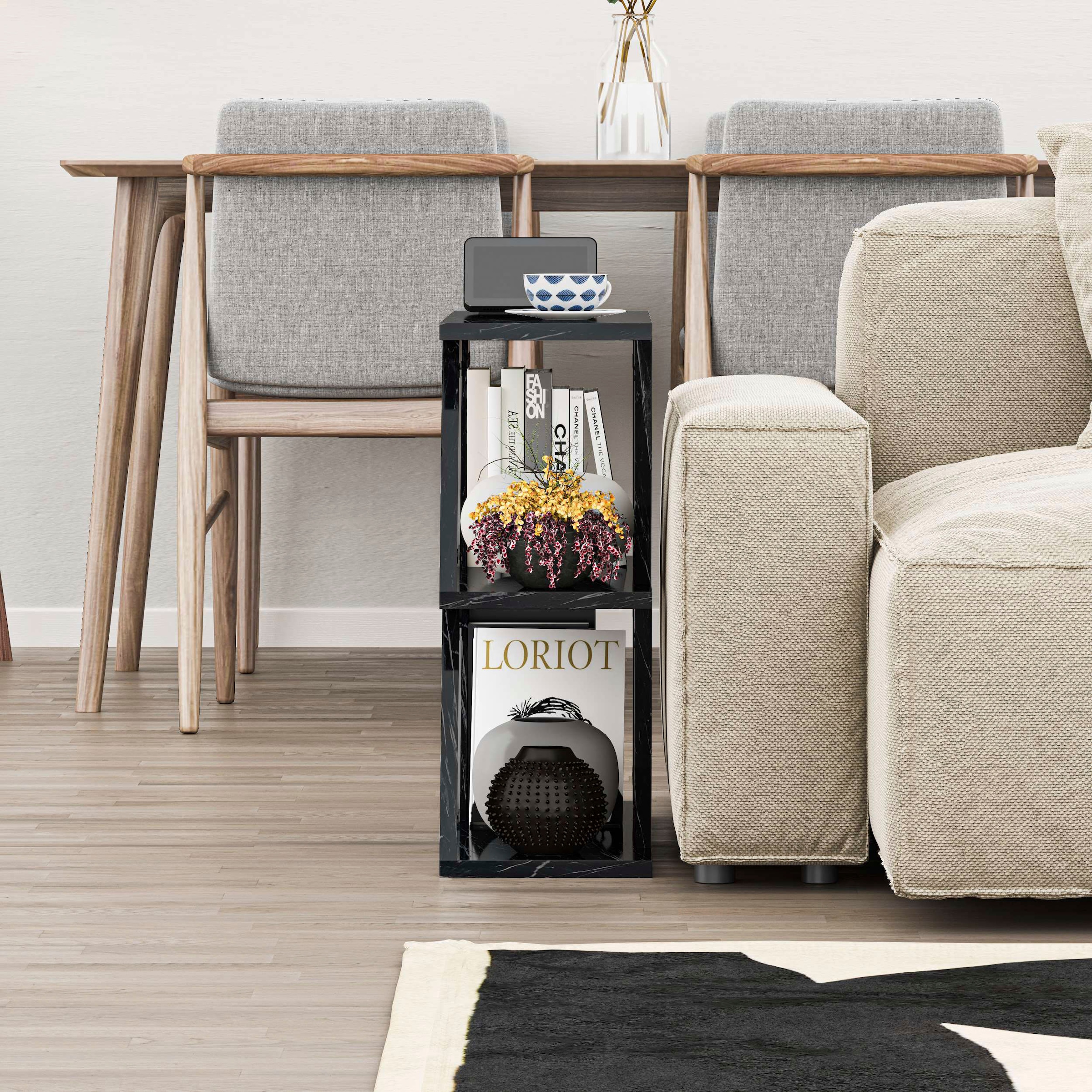 Decortie Beistelltisch »LAZENA BEISTELLTISCH«, (Packung, 1 St.), Leichte Montage, Lagerung, Platzsparend