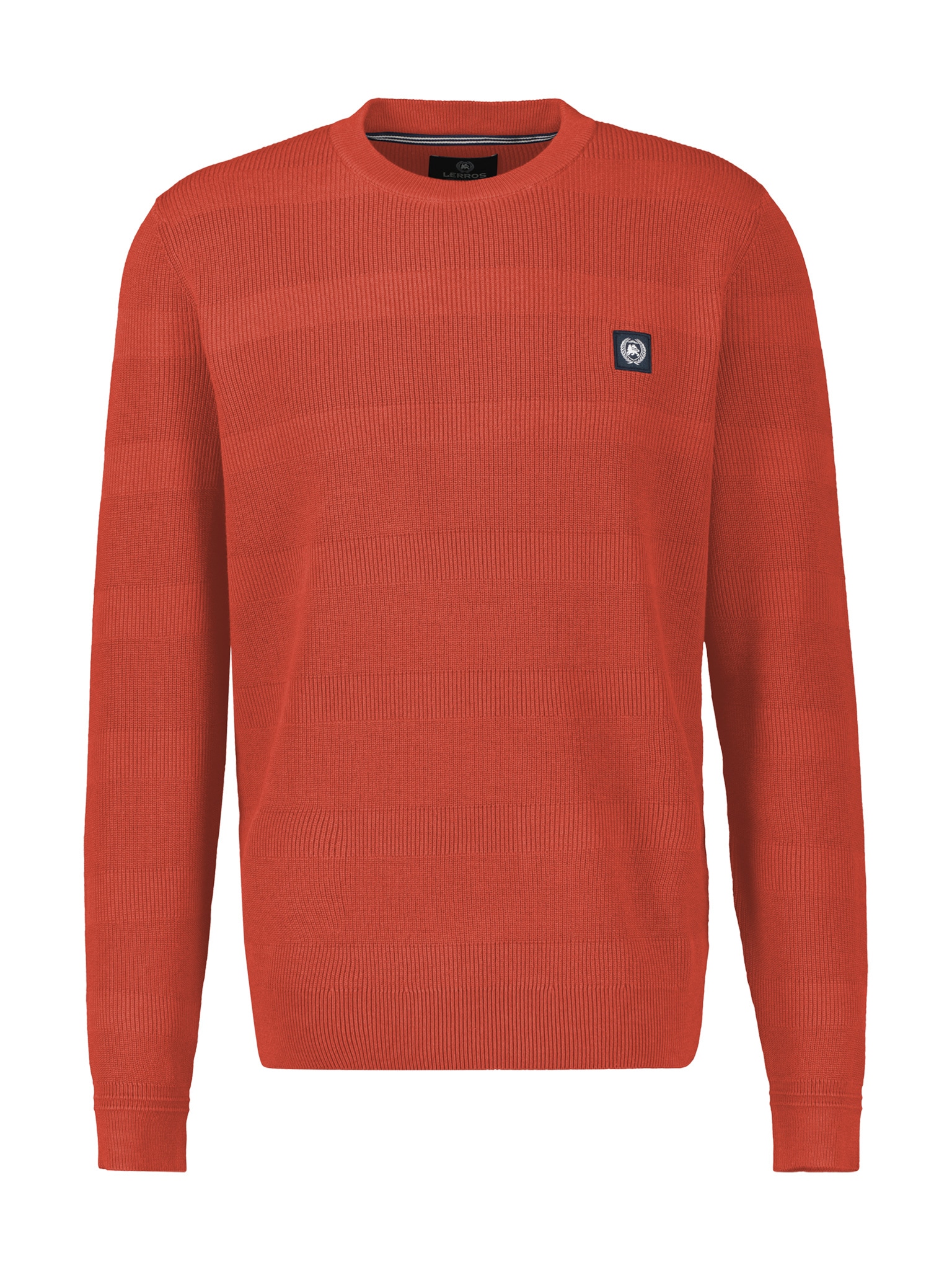 LERROS Strickpullover , mit Logo Stickerei
