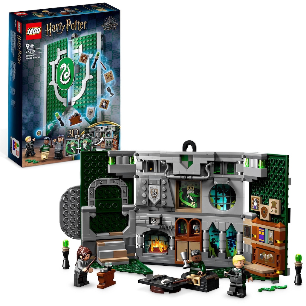 LEGO® Konstruktionsspielsteine »Hausbanner Slytherin (76410), LEGO® Harry Potter«, (349 St.)