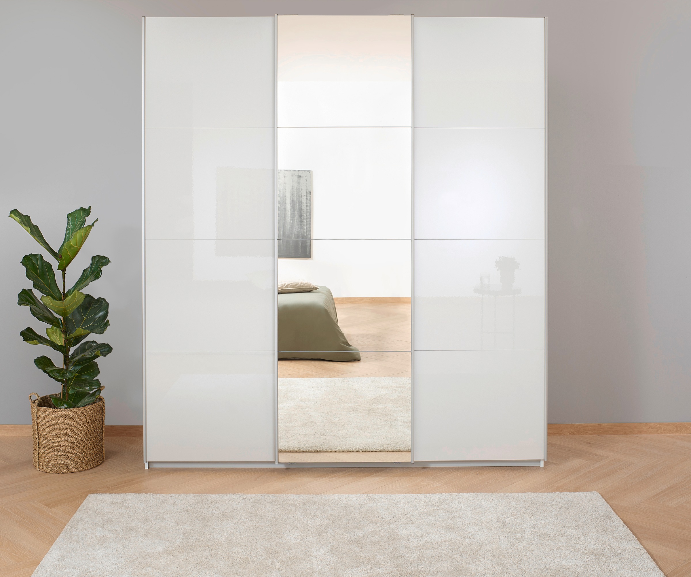 rauch Schwebetürenschrank »Kleiderschrank Schrank Garderobe KOLUNA Hochglan günstig online kaufen