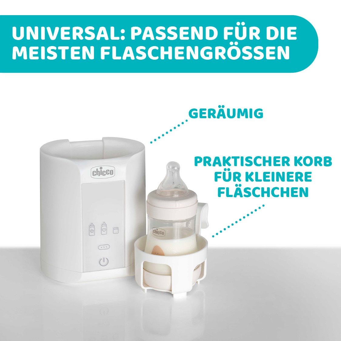 Chicco Flaschenwärmer »Zuhause/Unterwegs«, inkl. Adapter für das Auto