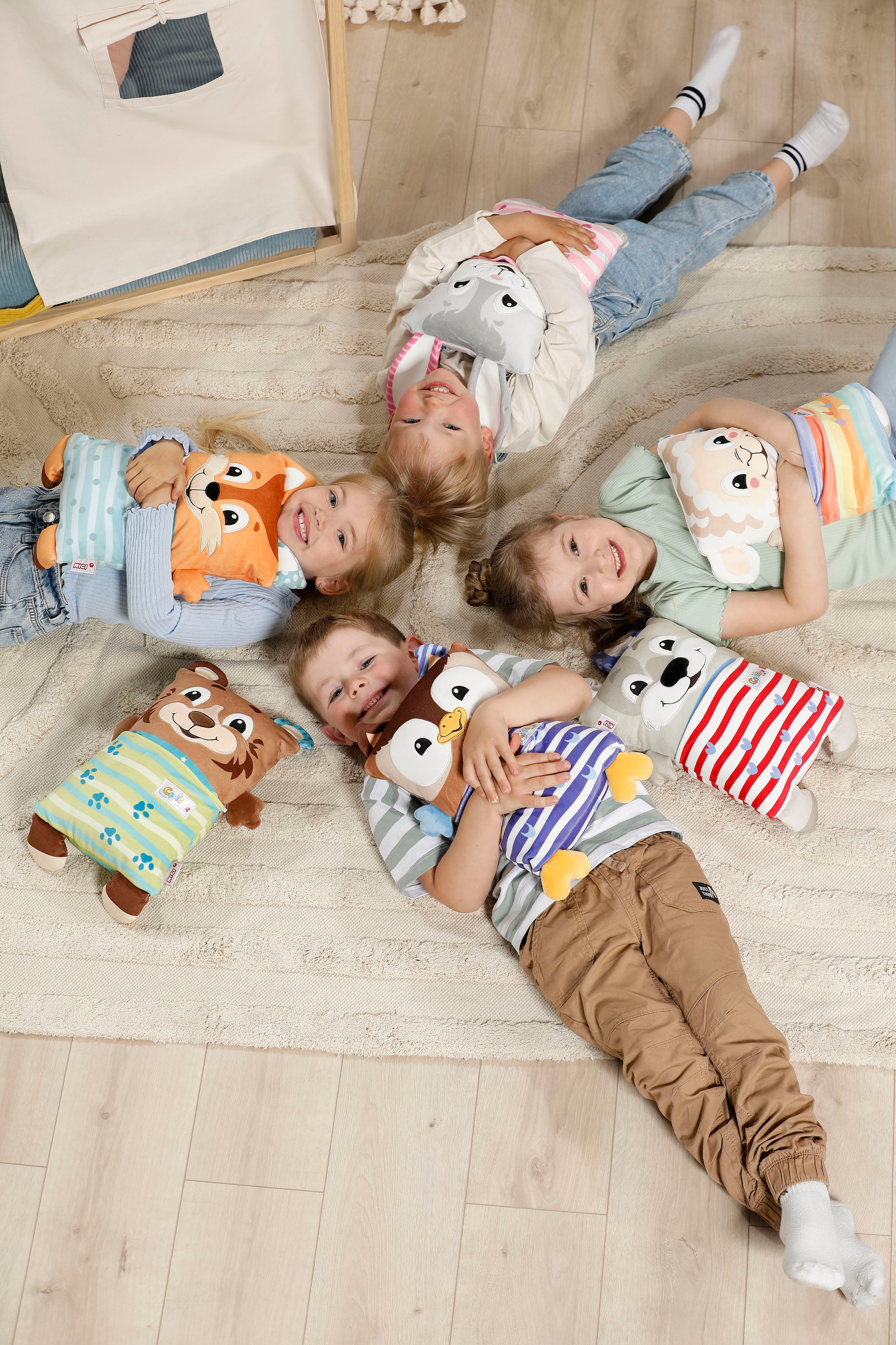 Nici Kuscheltier »Cosidoos, Schaf mit Wendefunktion 30x20 cm«, enthält recyceltes Material (Global Recycled Standard)