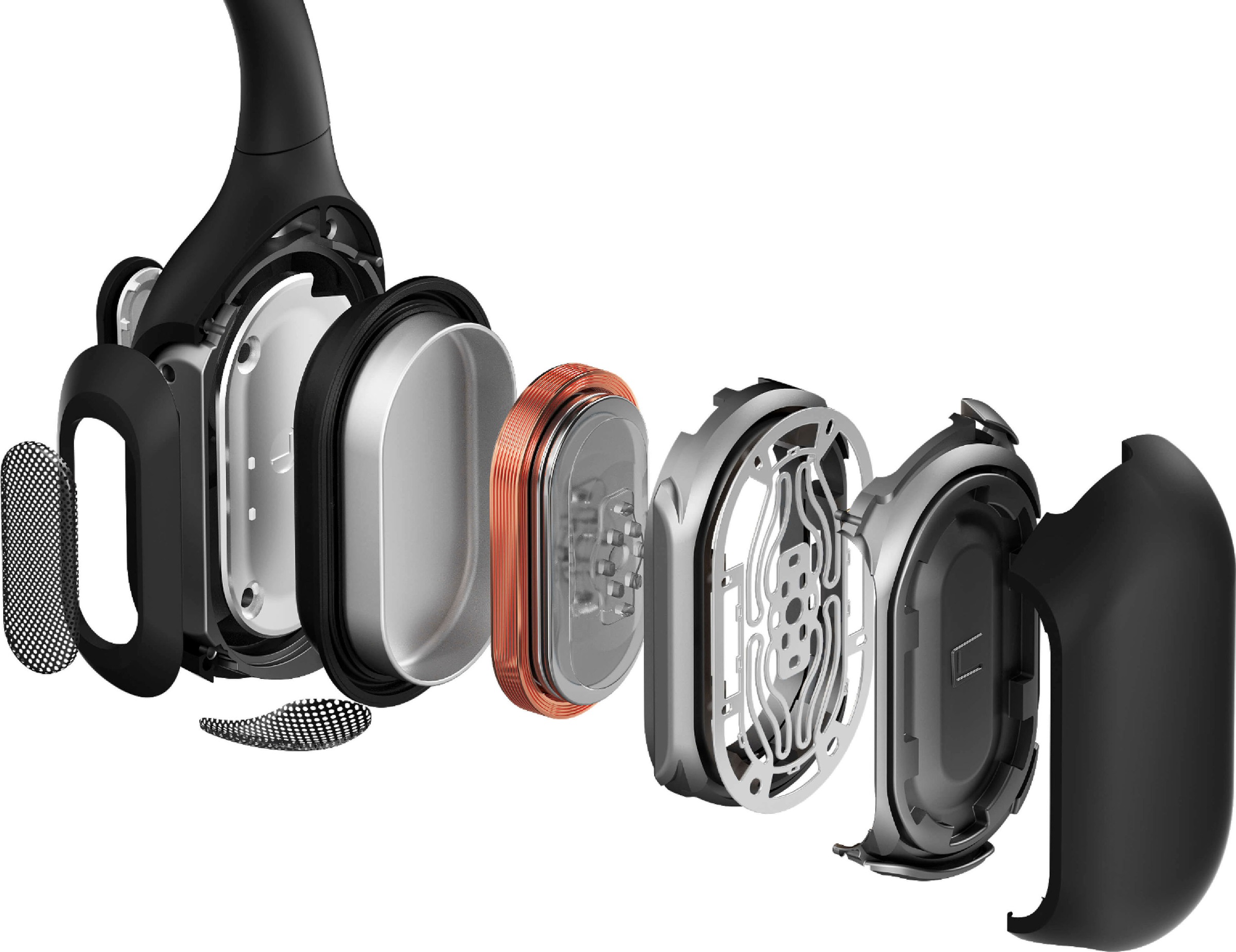 Shokz Sport-Kopfhörer »OpenRun Pro«, Bluetooth, Noise-Cancelling