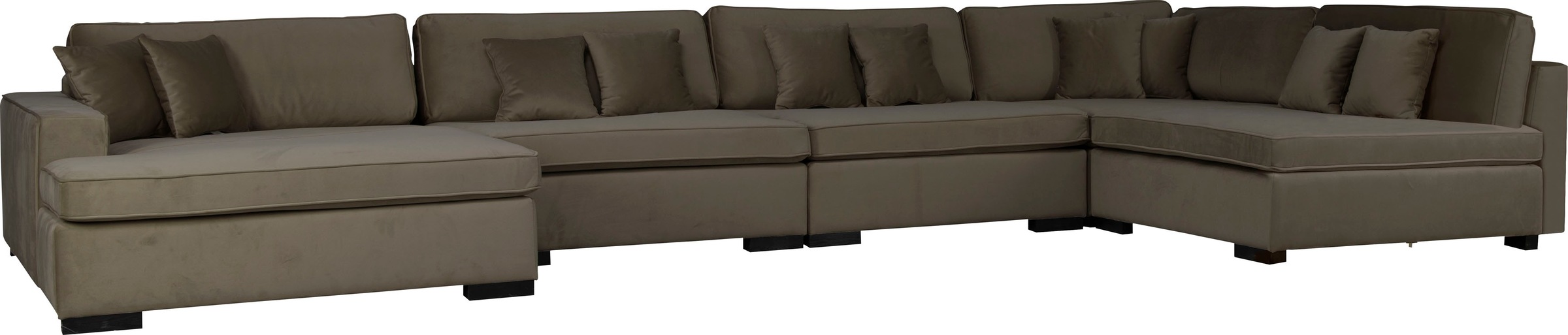 Guido Maria Kretschmer Home&Living Wohnlandschaft »Skara XXL U-Form«, Lounge-Sofa XXL mit Federkern-Polsterung, in vielen Bezugsvarianten