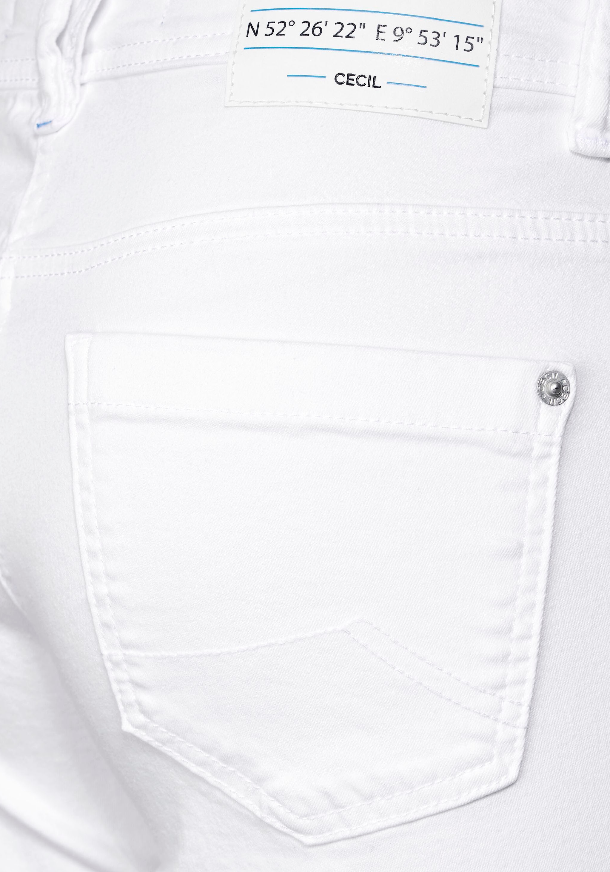 Cecil 3/4-Jeans, mit einem bei online Logo-Badge hinten